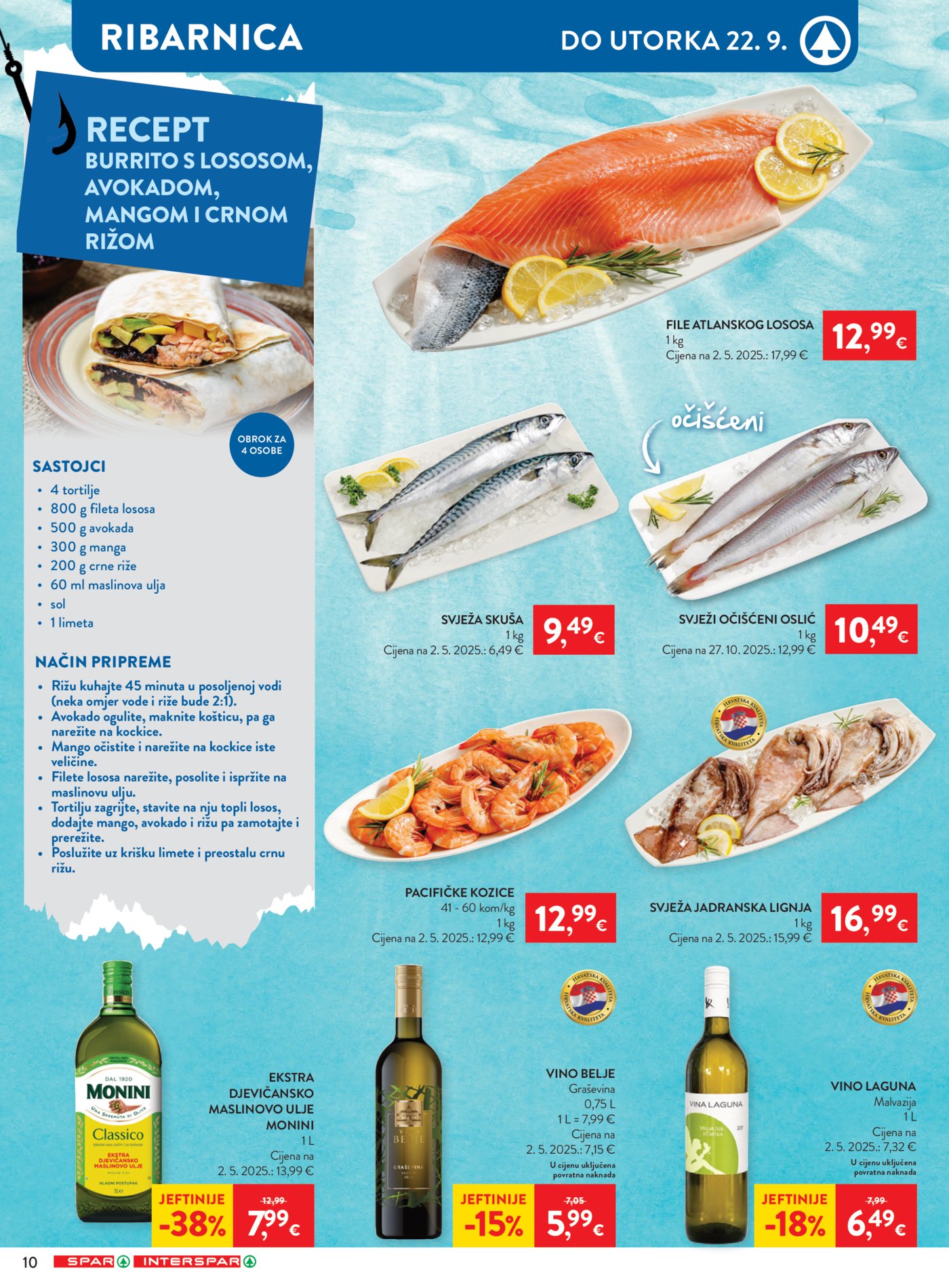 SPAR INTERSPAR Katalog Akcija 16.09.-22.09.2026.