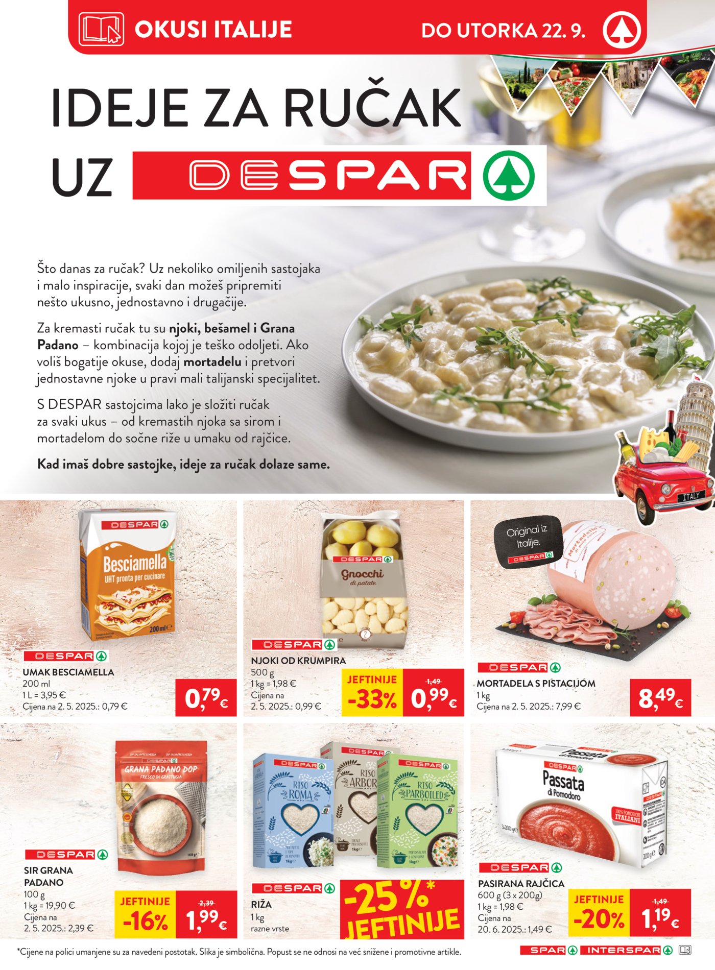 SPAR INTERSPAR Katalog Akcija 16.09.-22.09.2026.