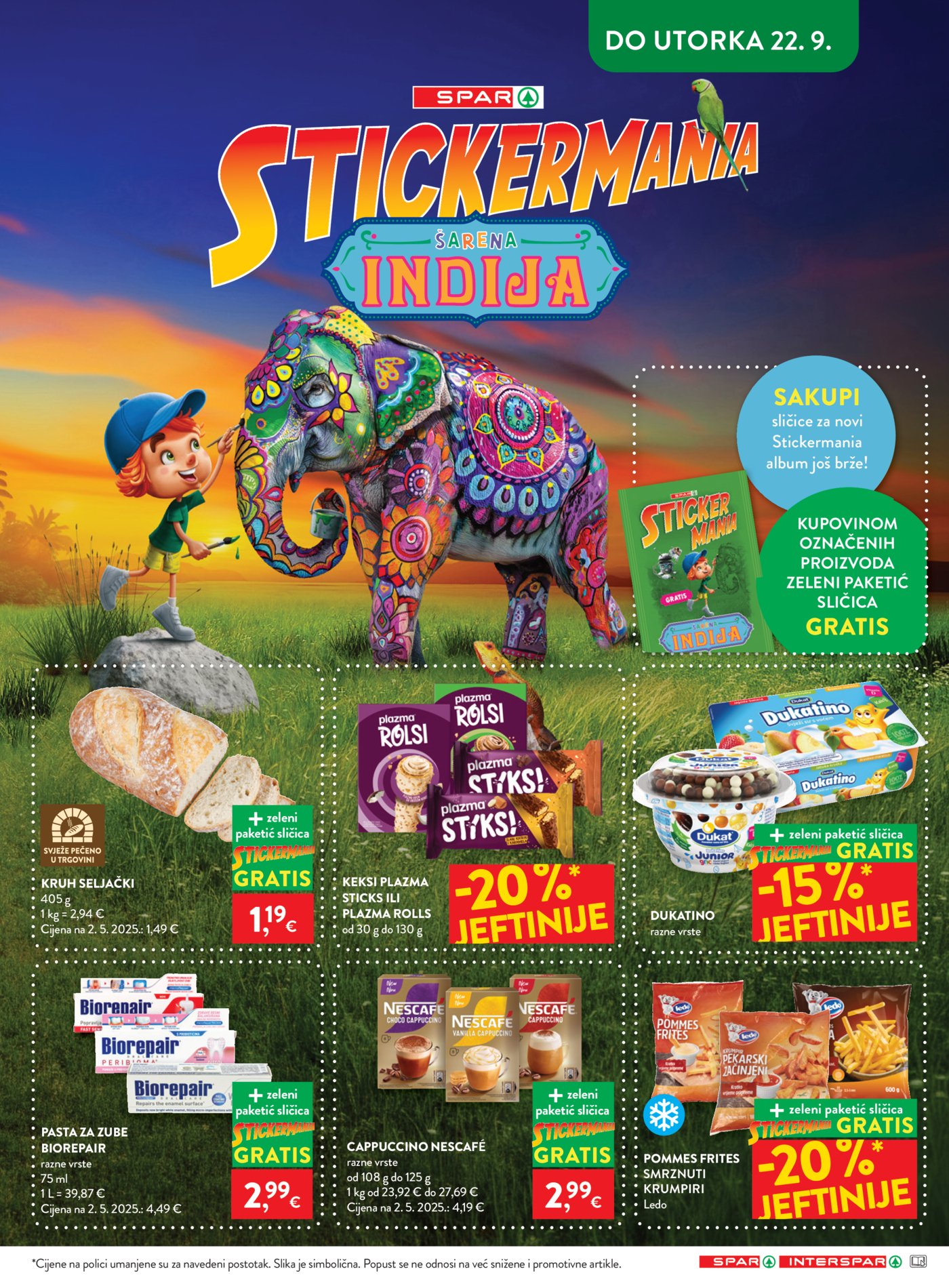 SPAR INTERSPAR Katalog Akcija 16.09.-22.09.2026.