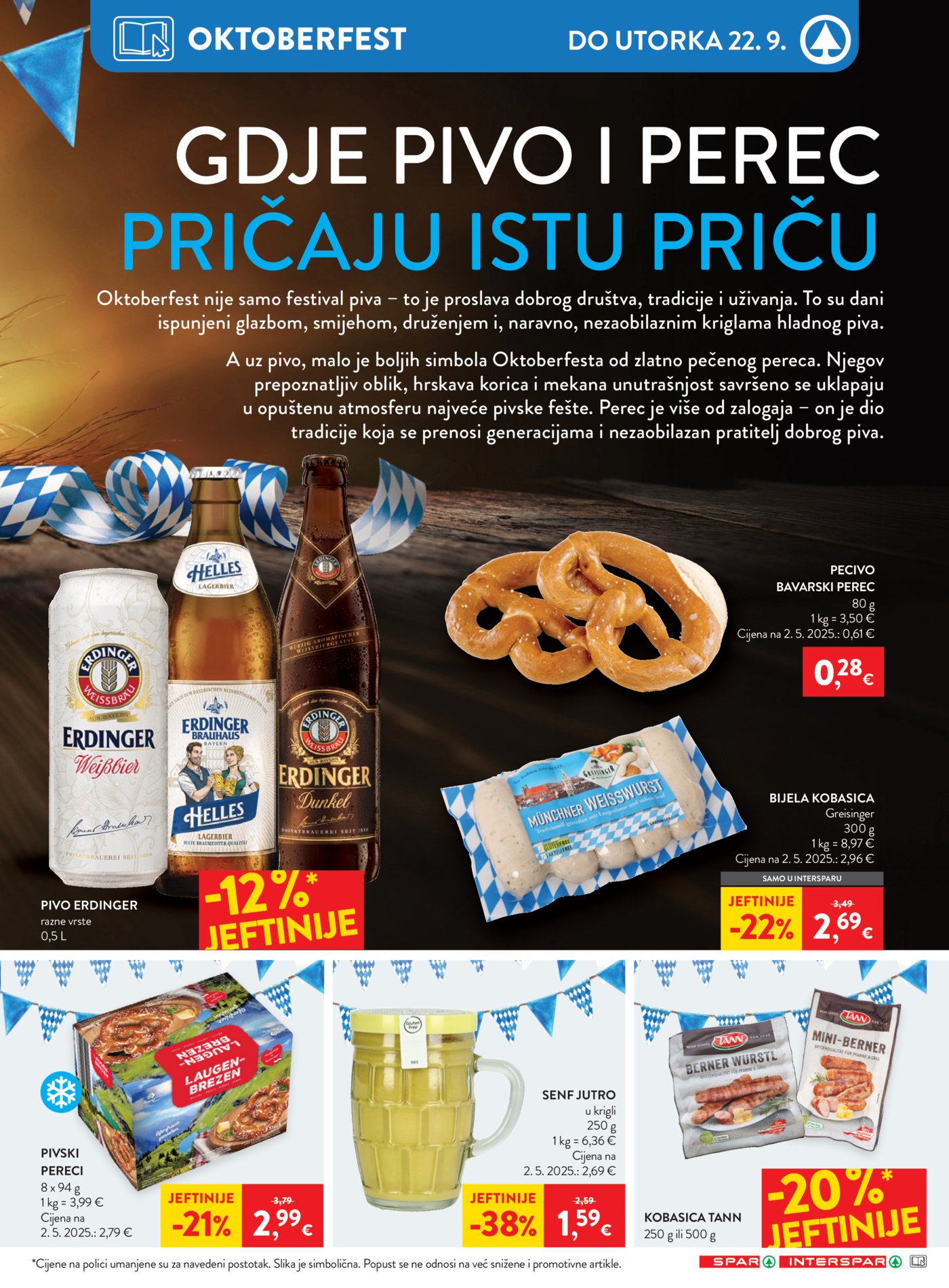 SPAR INTERSPAR Katalog Akcija 16.09.-22.09.2026.