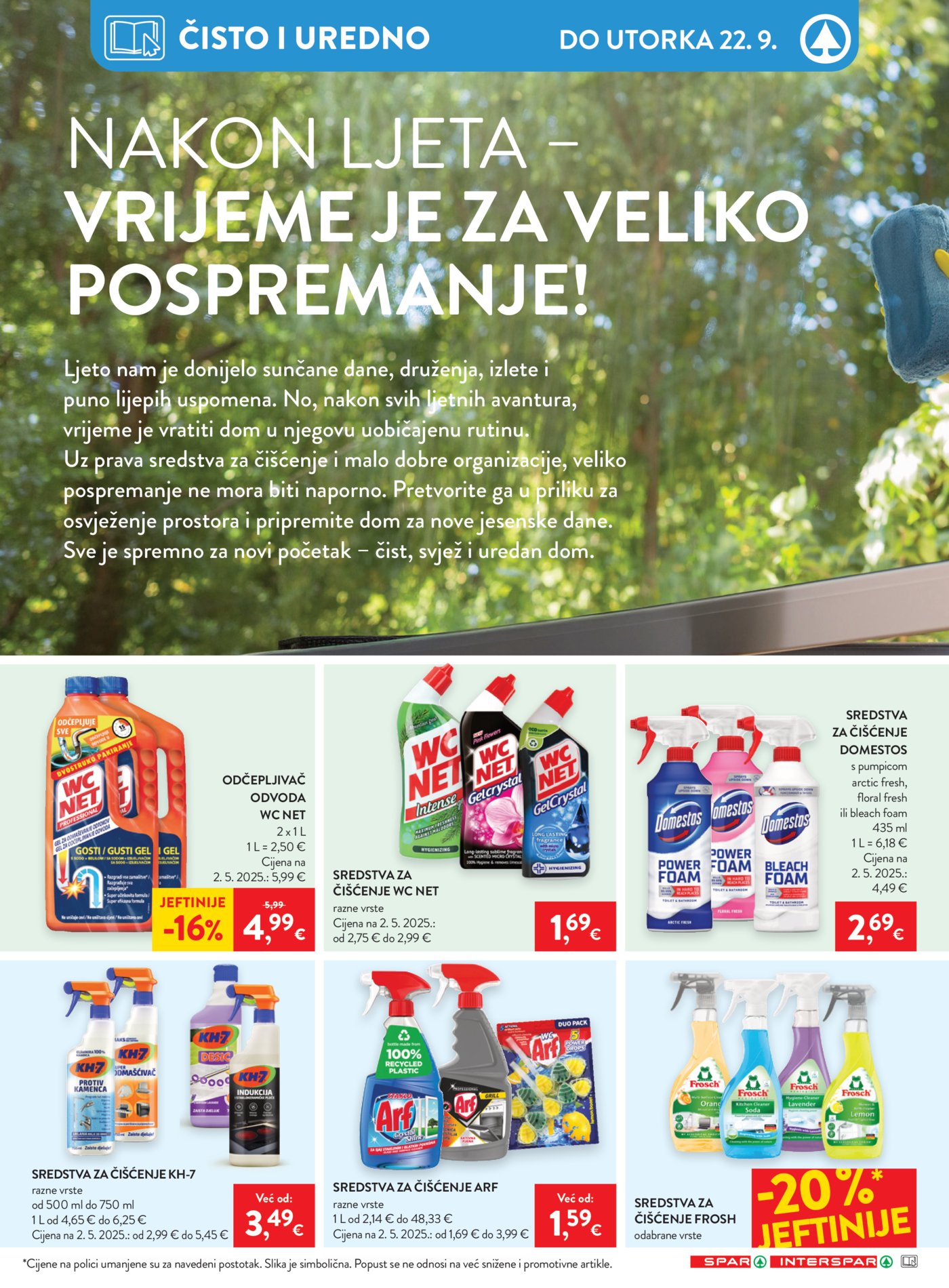 SPAR INTERSPAR Katalog Akcija 16.09.-22.09.2026.