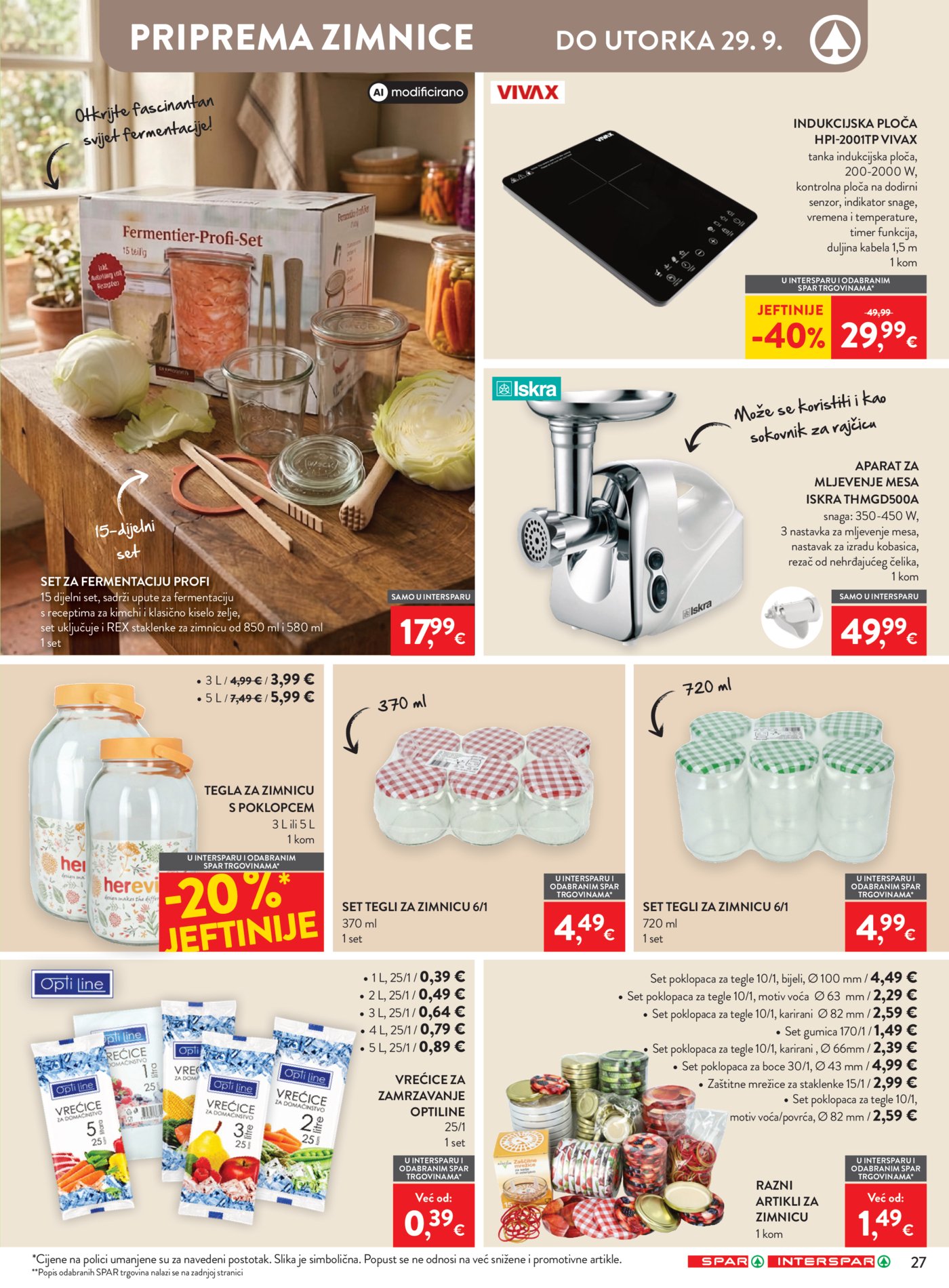 SPAR INTERSPAR Katalog Akcija 16.09.-22.09.2026.