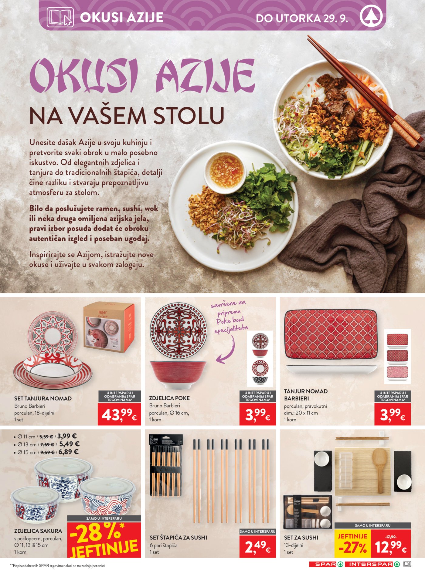 SPAR INTERSPAR Katalog Akcija 16.09.-22.09.2026.