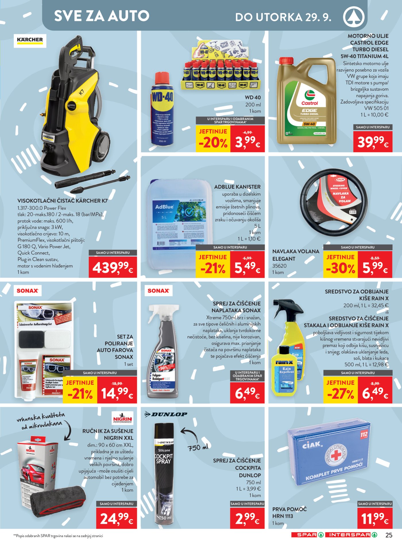 SPAR INTERSPAR Katalog Akcija 16.09.-22.09.2026.