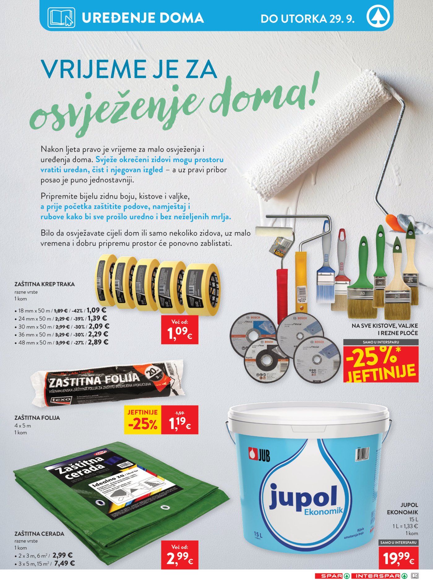 SPAR INTERSPAR Katalog Akcija 16.09.-22.09.2026.