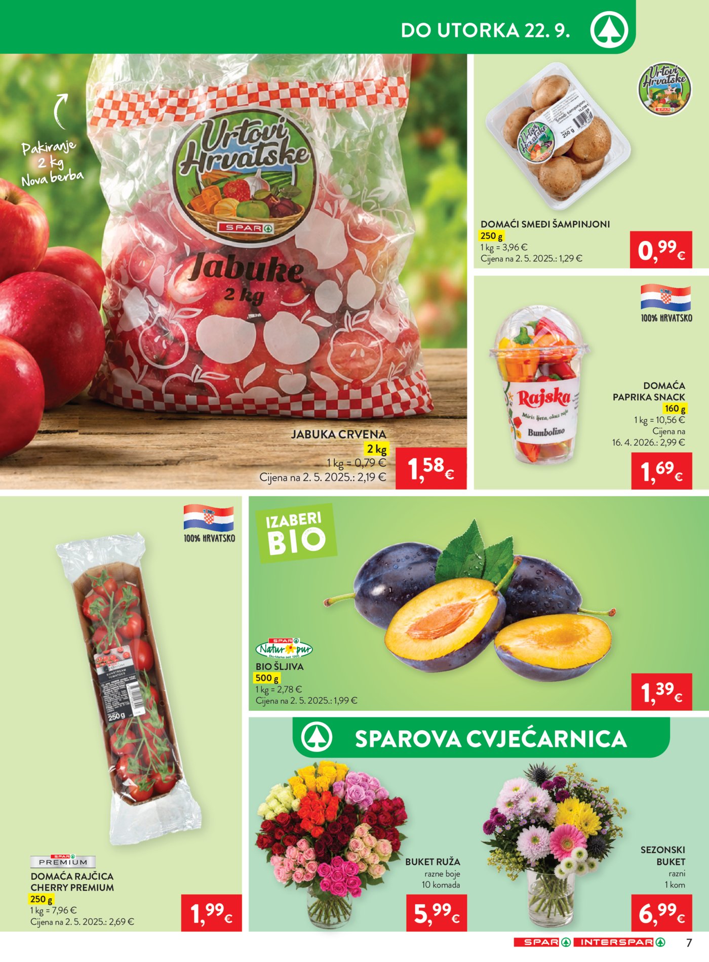 SPAR INTERSPAR Katalog Akcija 16.09.-22.09.2026.