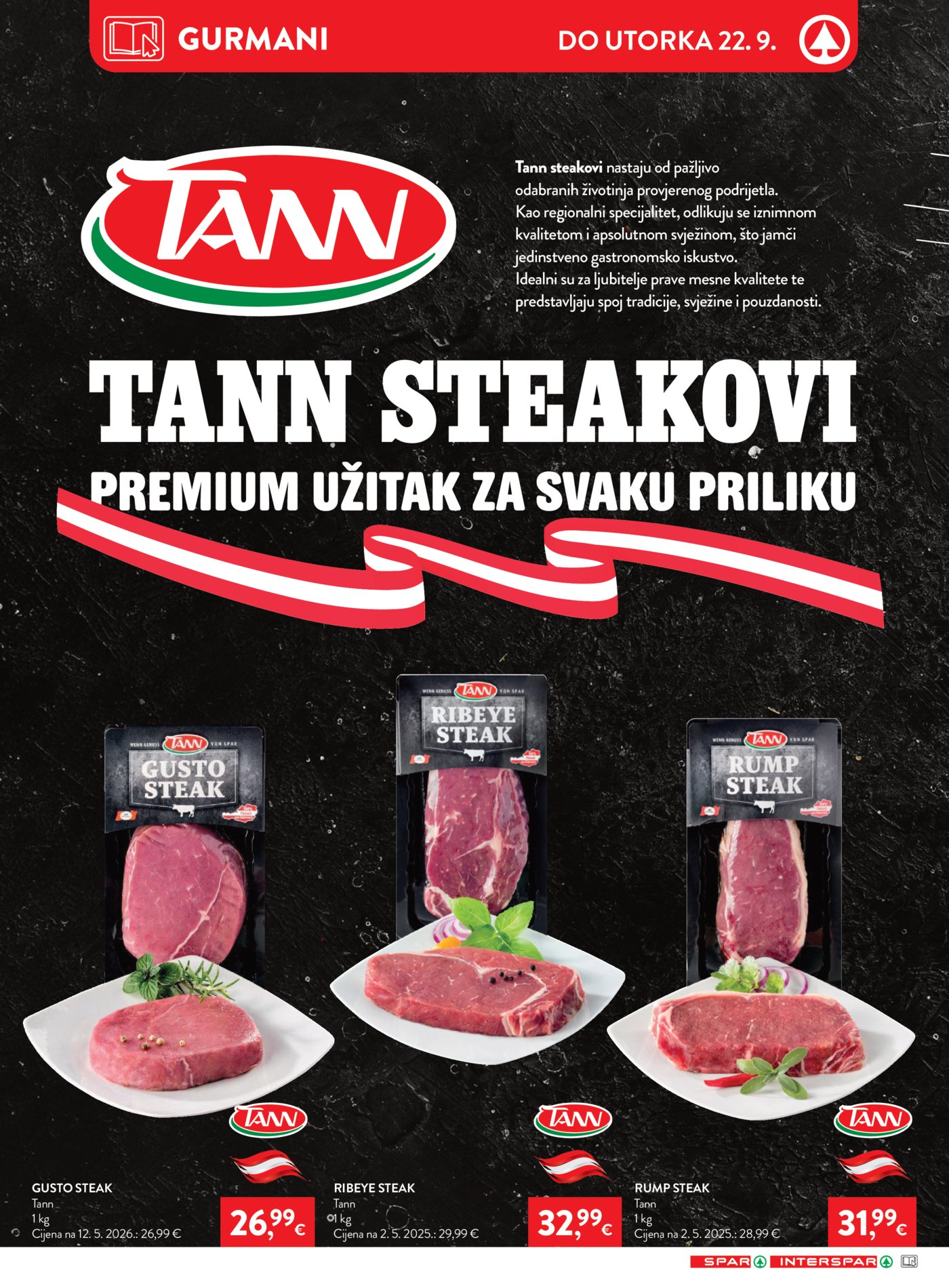 SPAR INTERSPAR Katalog Akcija 16.09.-22.09.2026.