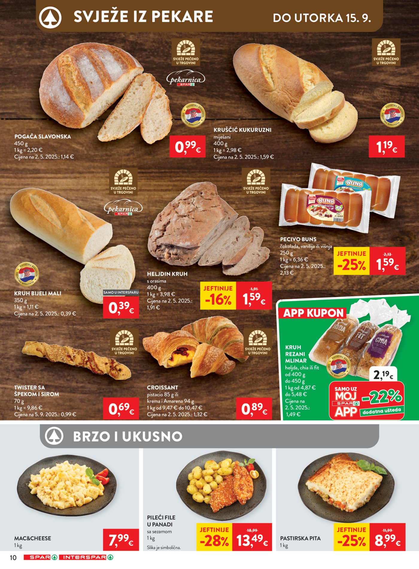 SPAR katalog Akcija 09.09. - 15.09.2026.