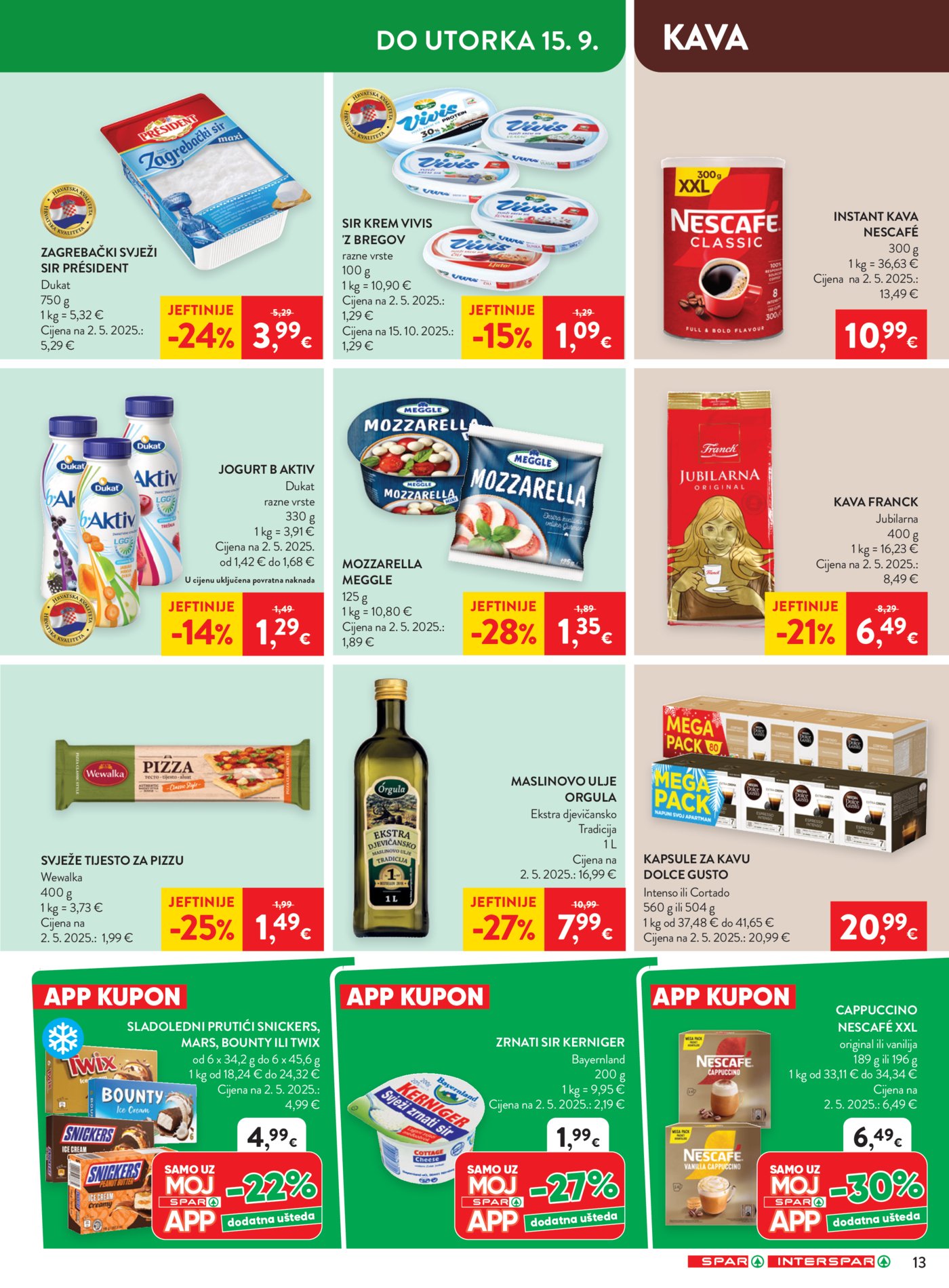 SPAR katalog Akcija 09.09. - 15.09.2026.