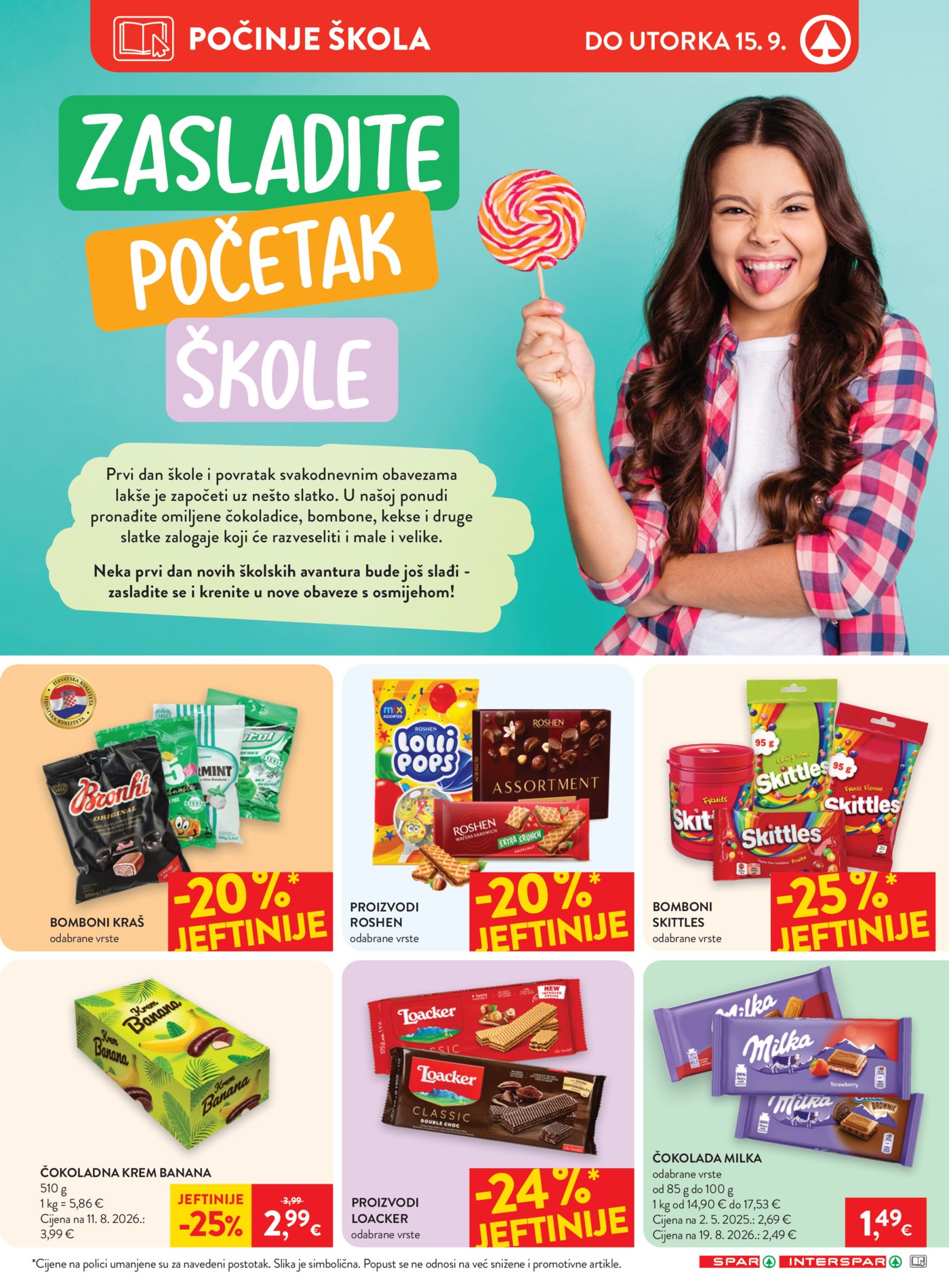 SPAR katalog Akcija 09.09. - 15.09.2026.