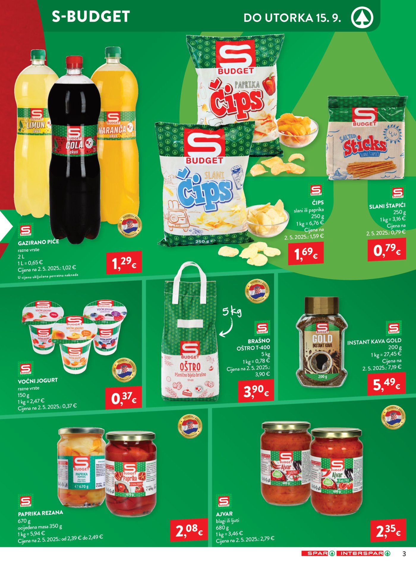 SPAR katalog Akcija 09.09. - 15.09.2026.