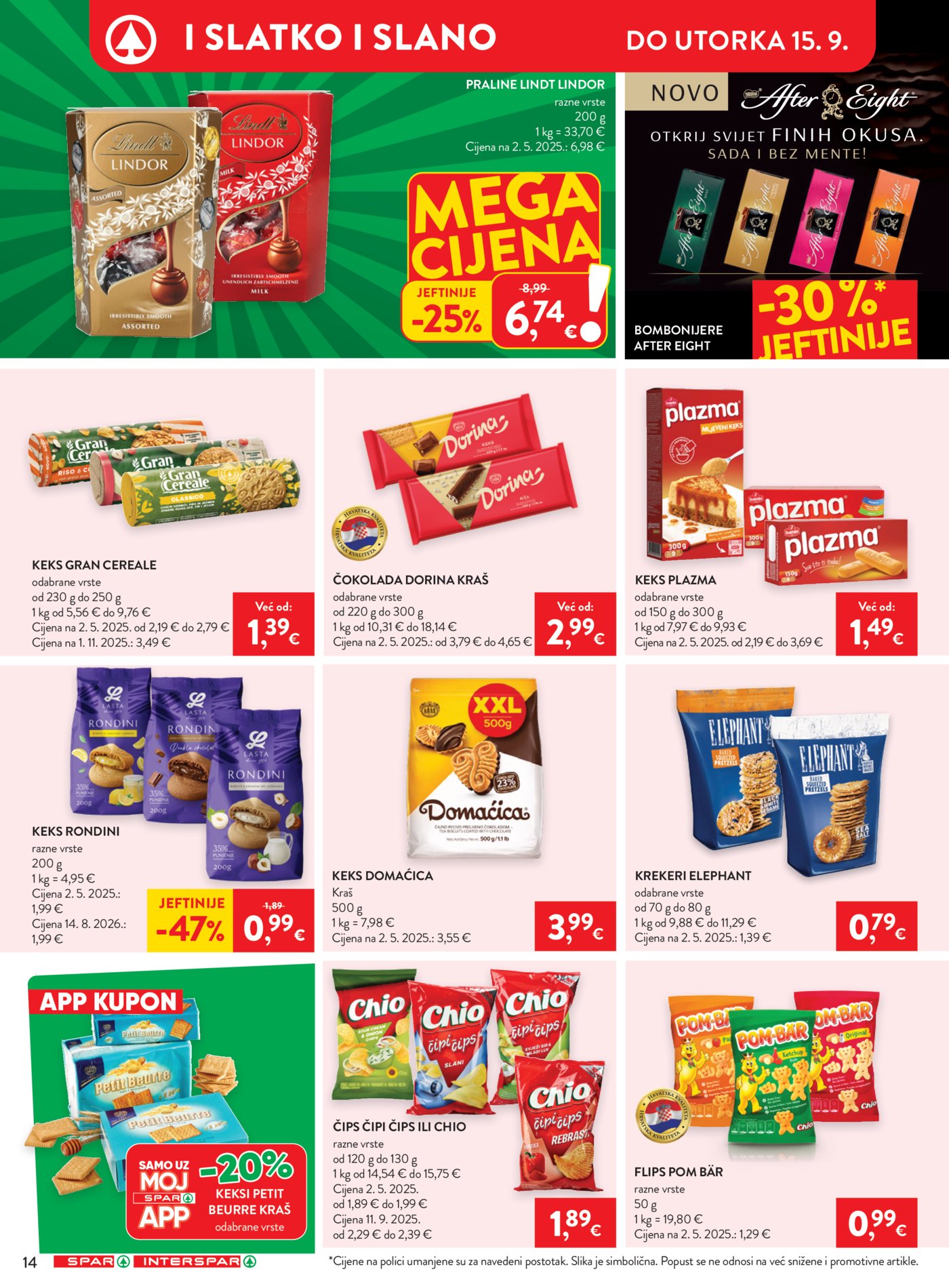 SPAR katalog Akcija 09.09. - 15.09.2026.