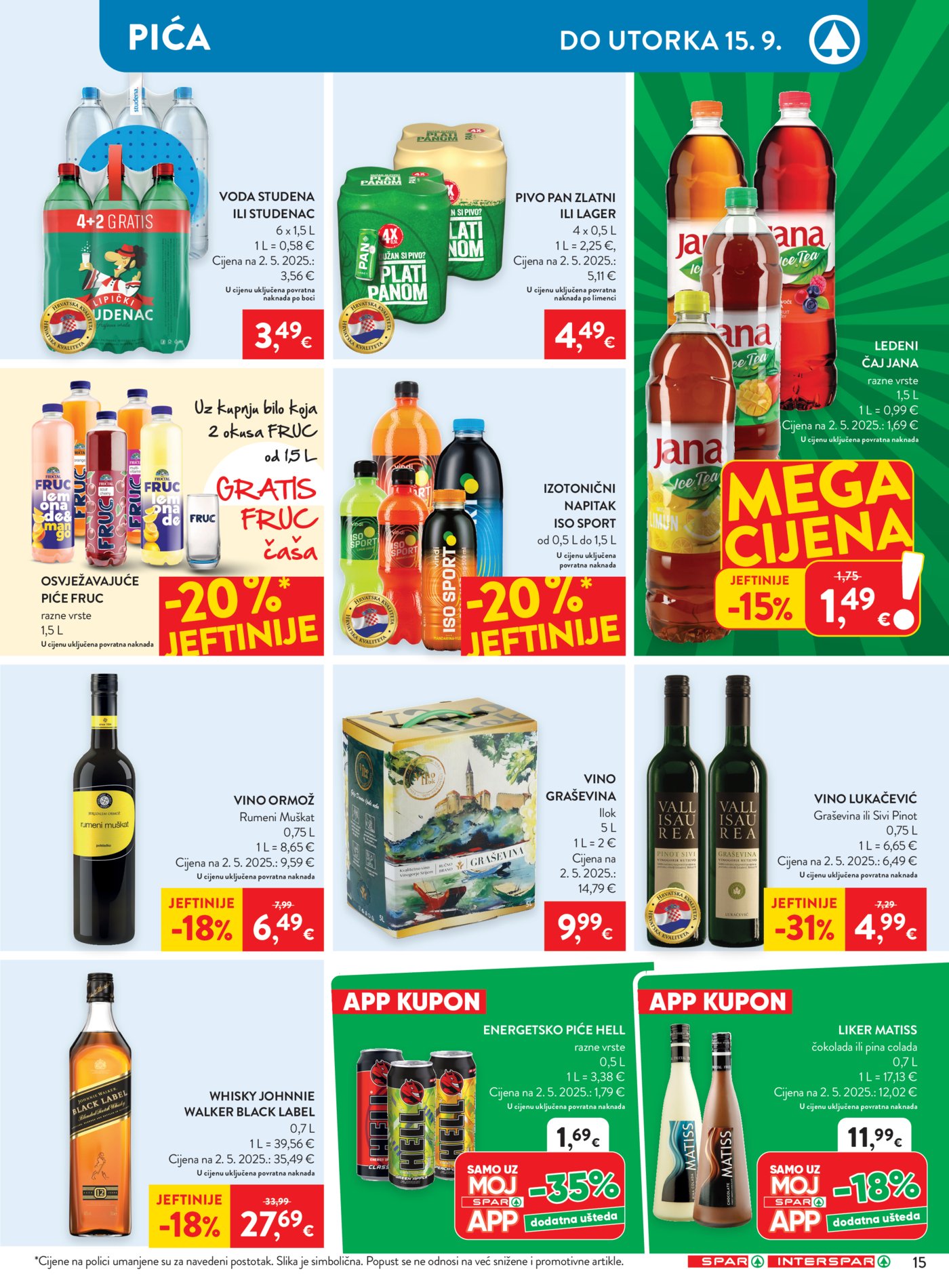 SPAR katalog Akcija 09.09. - 15.09.2026.