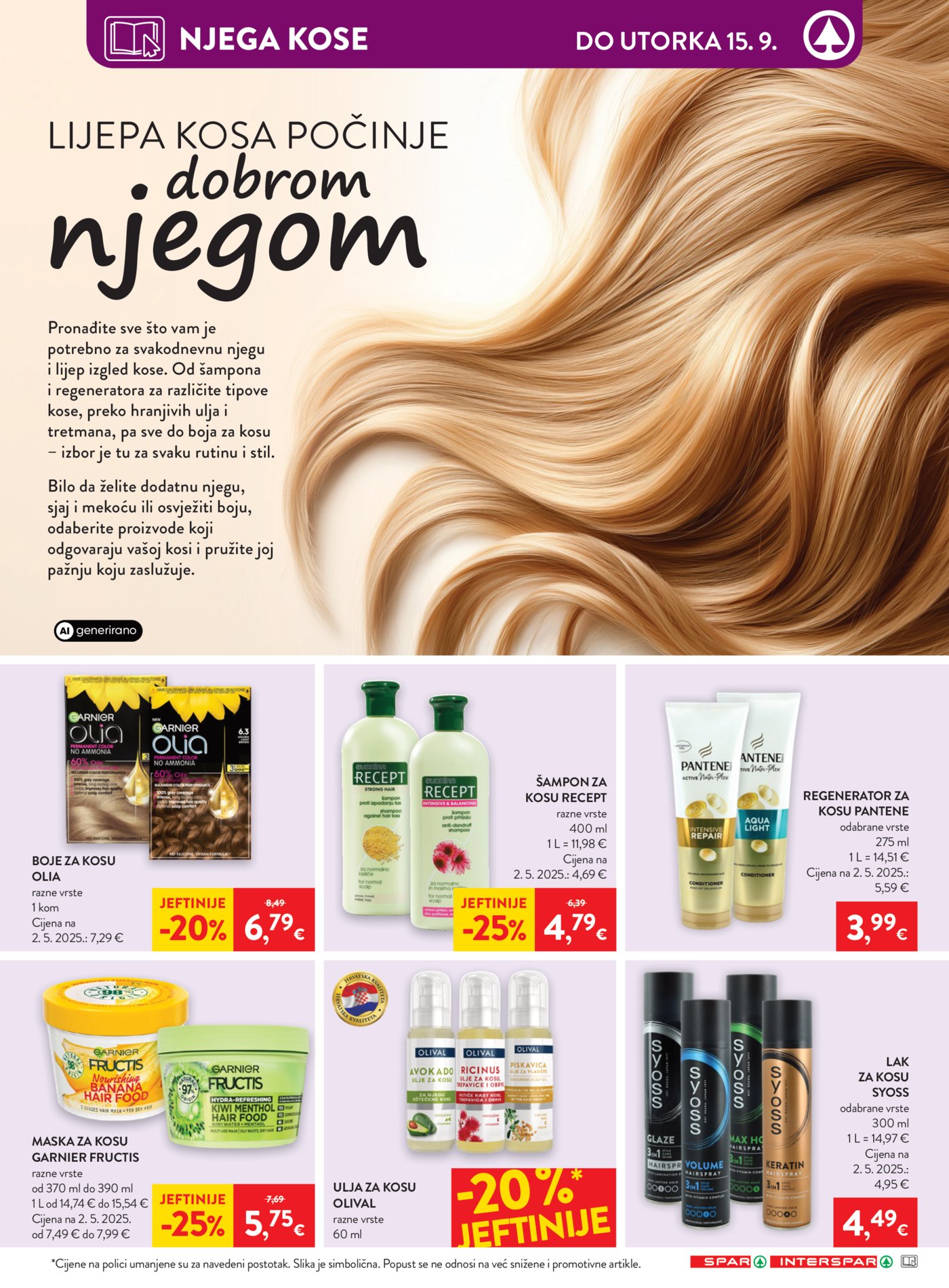 SPAR katalog Akcija 09.09. - 15.09.2026.