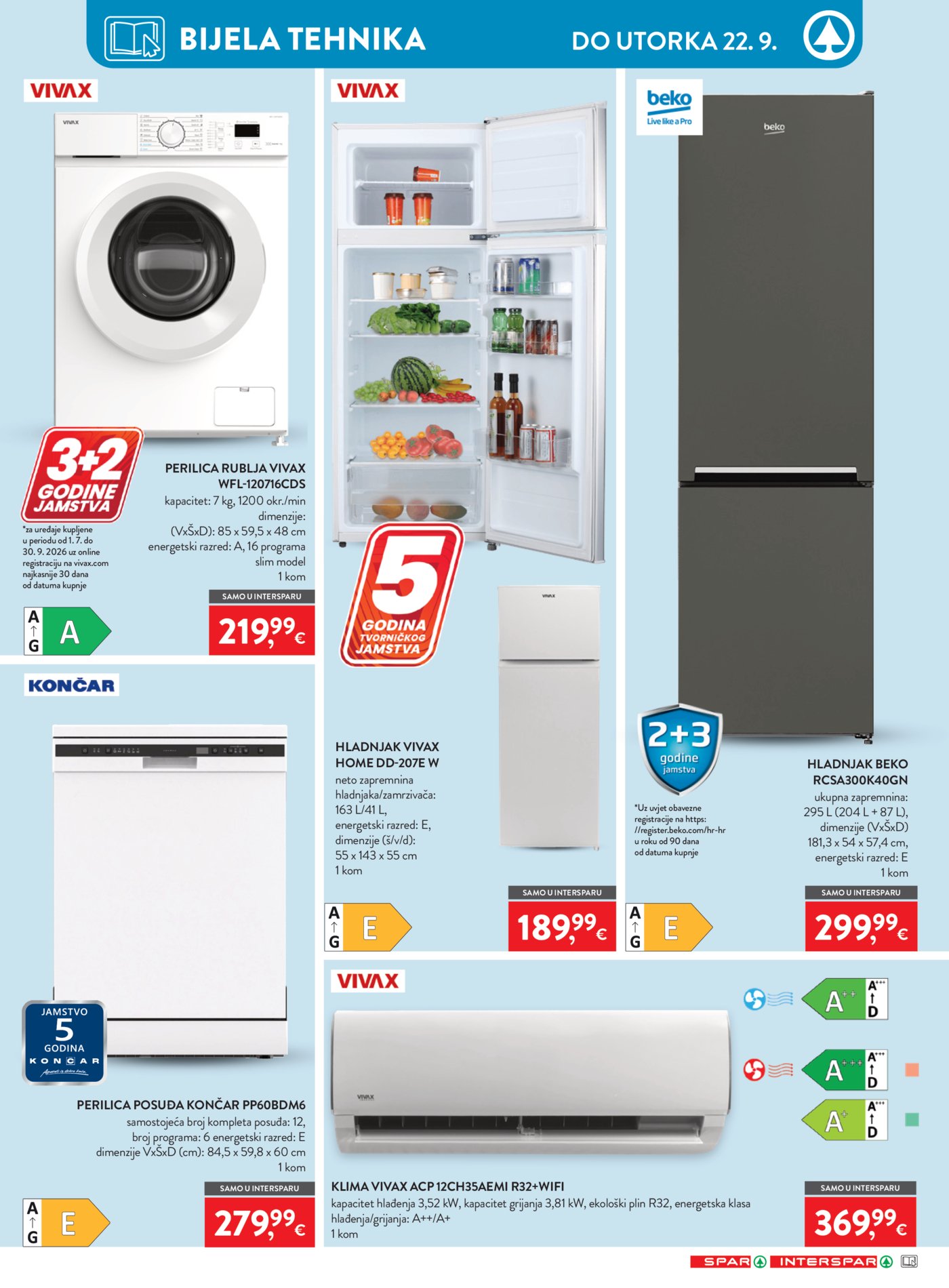 SPAR katalog Akcija 09.09. - 15.09.2026.