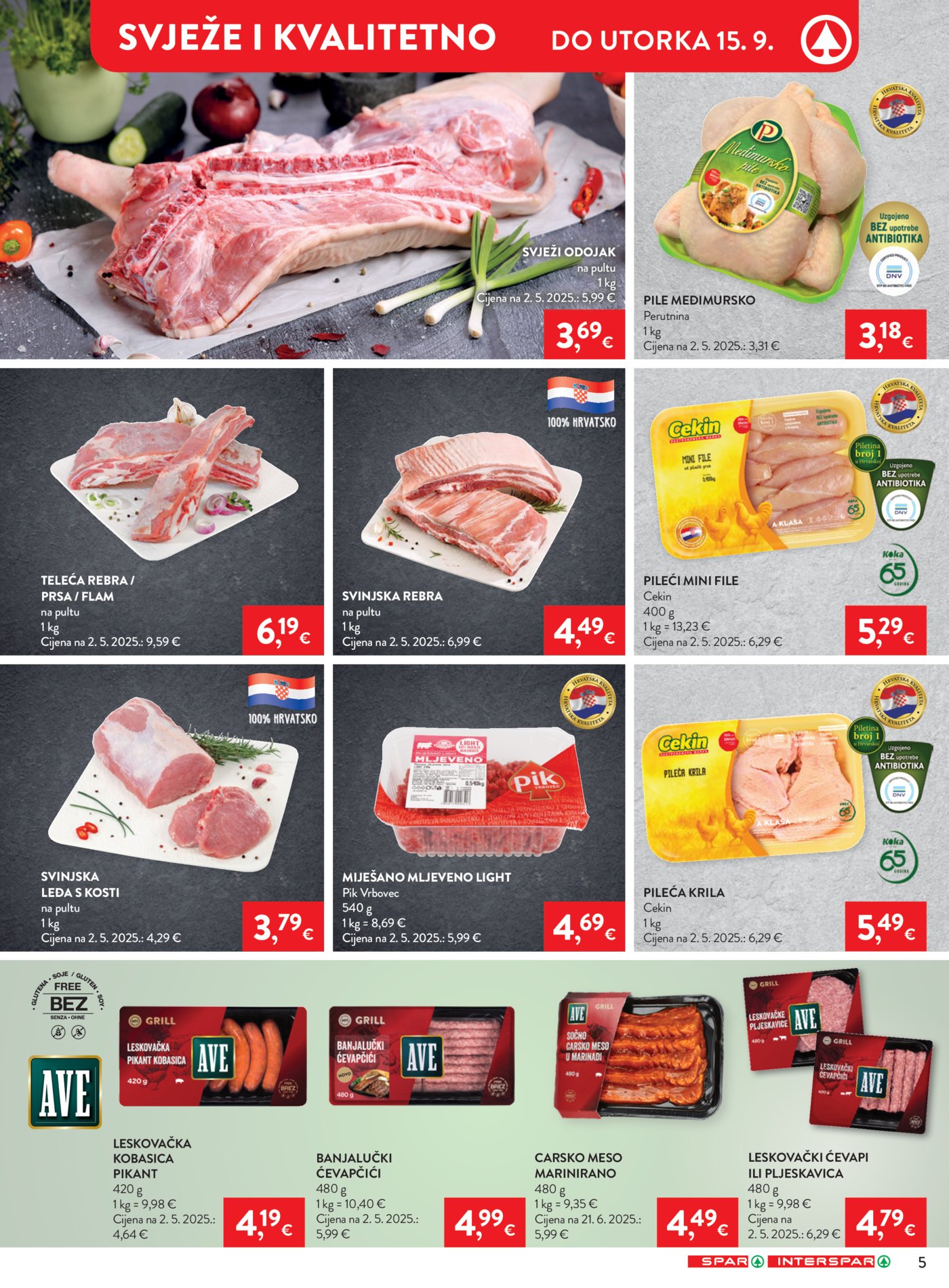 SPAR katalog Akcija 09.09. - 15.09.2026.