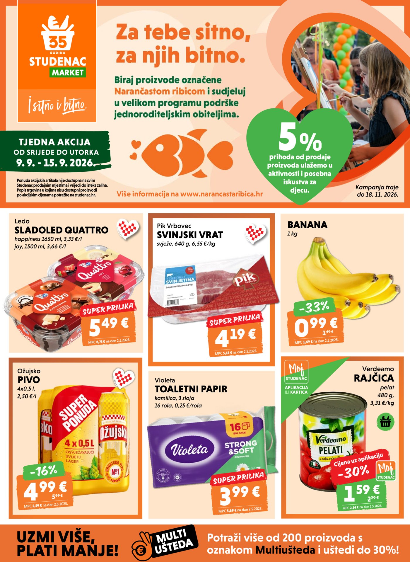 Studenac katalog Akcija 09.09. - 15.09.2026.