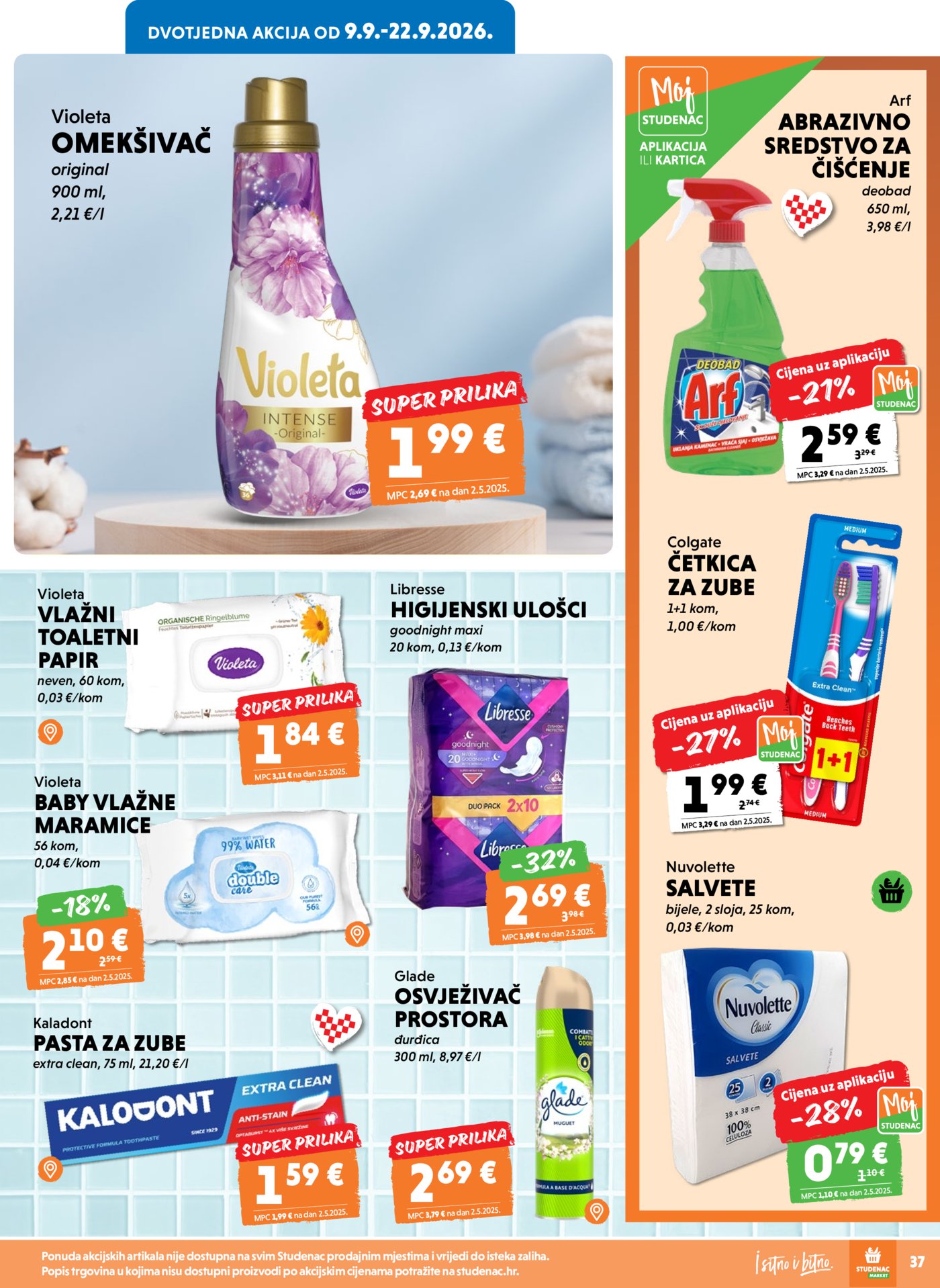 Studenac katalog Akcija 09.09. - 15.09.2026.
