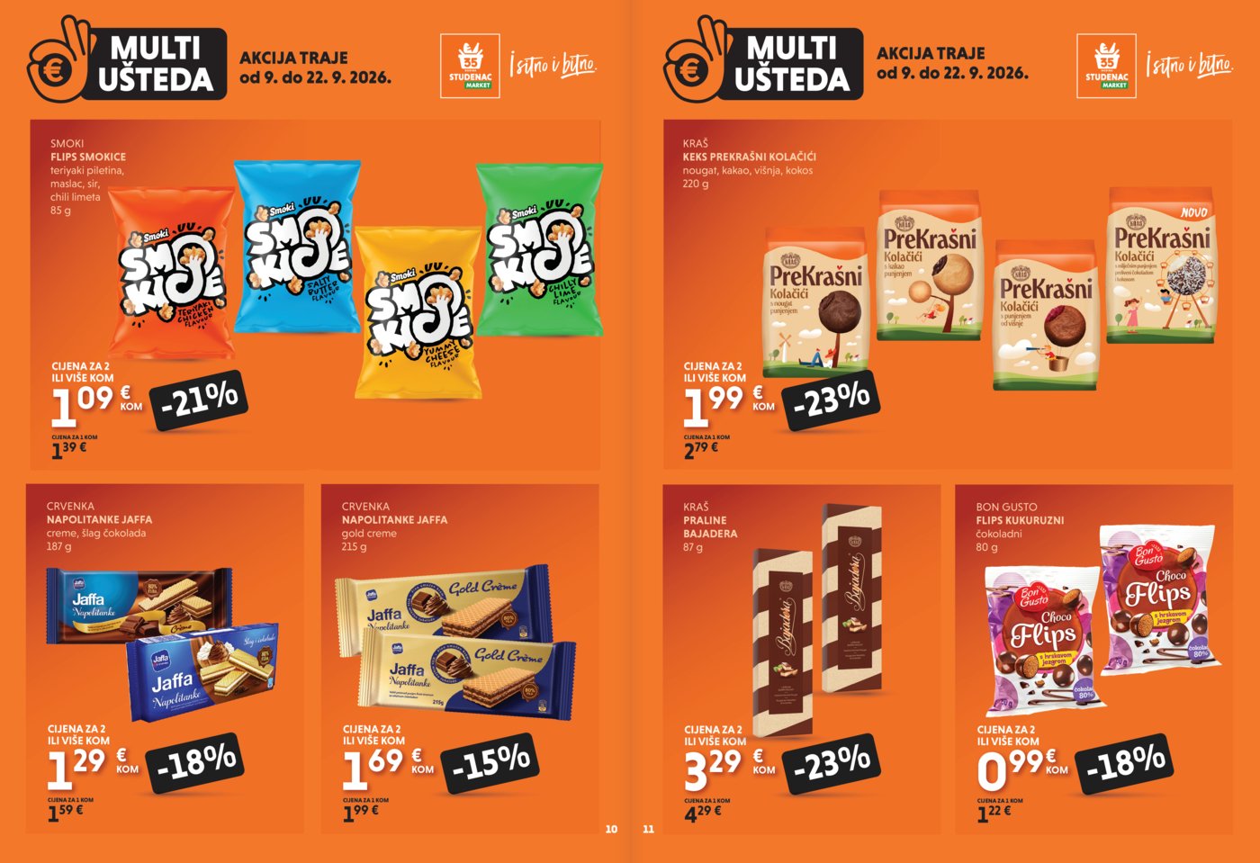 Studenac katalog Multiušteda 09.09. - 22.09.2026.