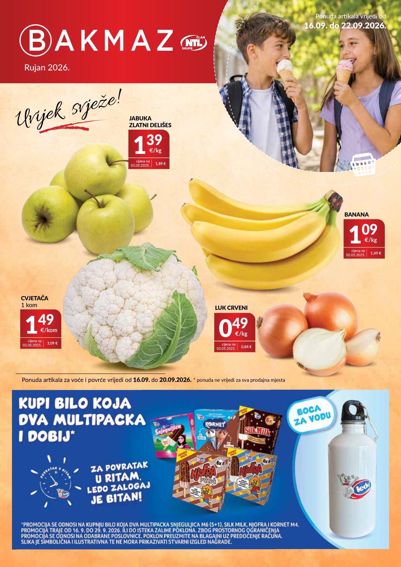 Bakmaz Katalog Akcija 16.09.-22.09.2026