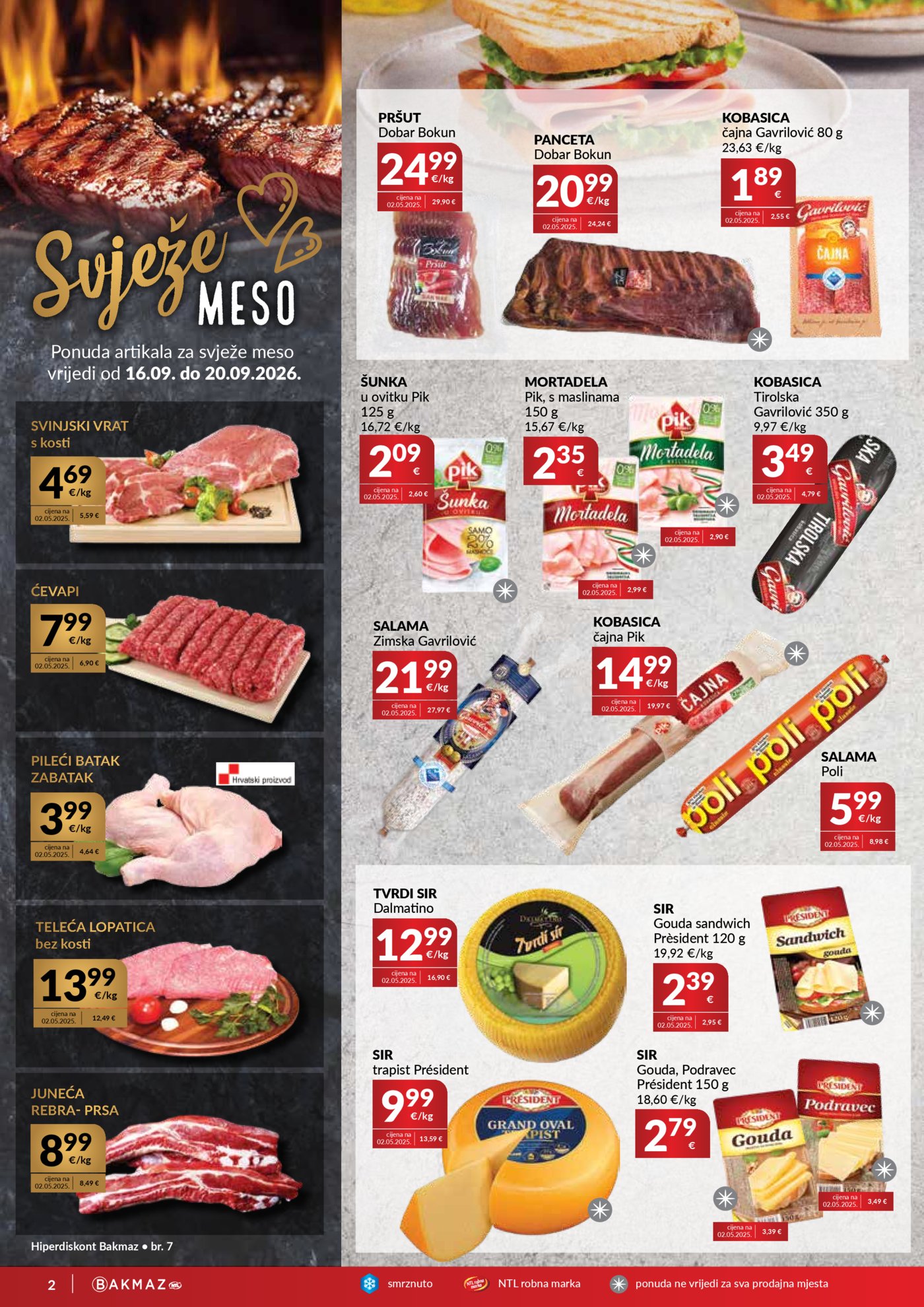 Bakmaz Katalog Akcija 16.09.-22.09.2026
