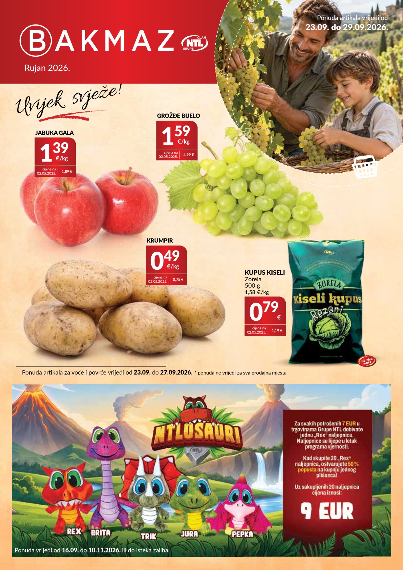Bakmaz katalog Akcija 23.09. - 29.09.2026. 