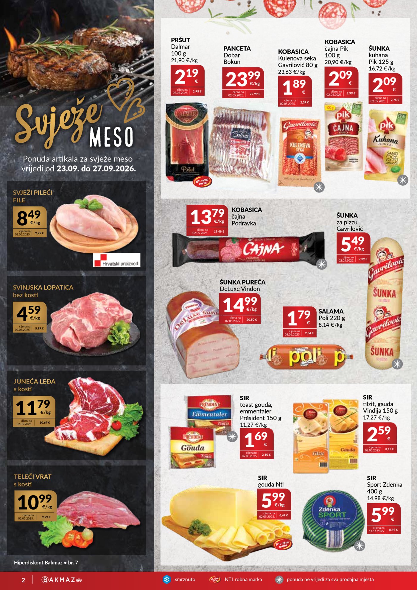Bakmaz katalog Akcija 23.09. - 29.09.2026. 