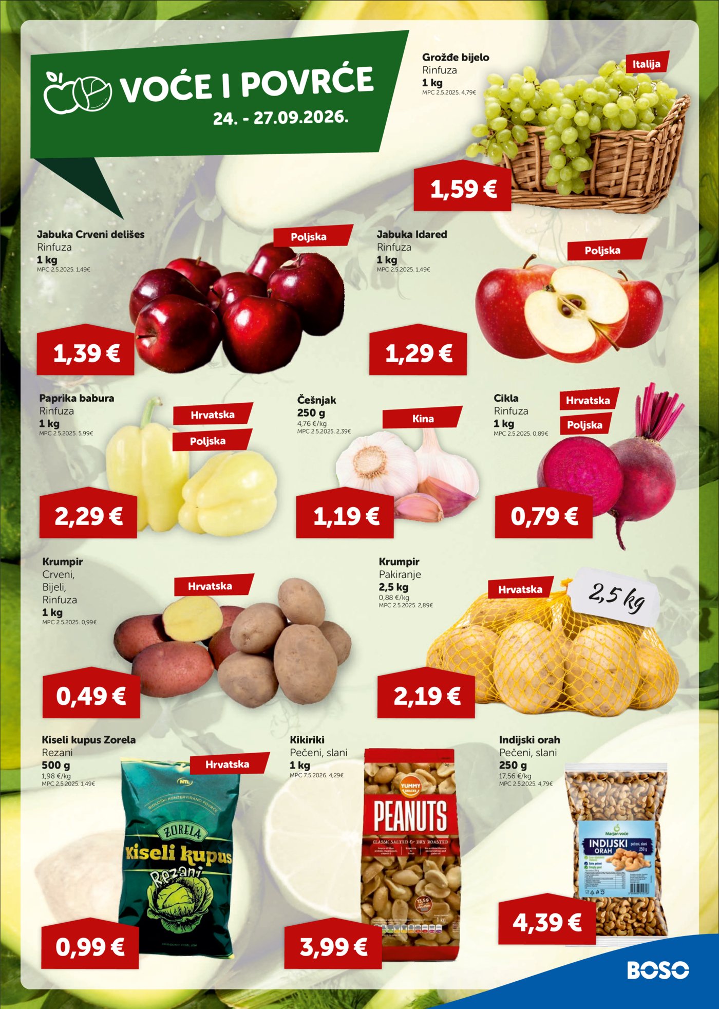 Boso katalog Akcija 24.09. - 07.10.2026.