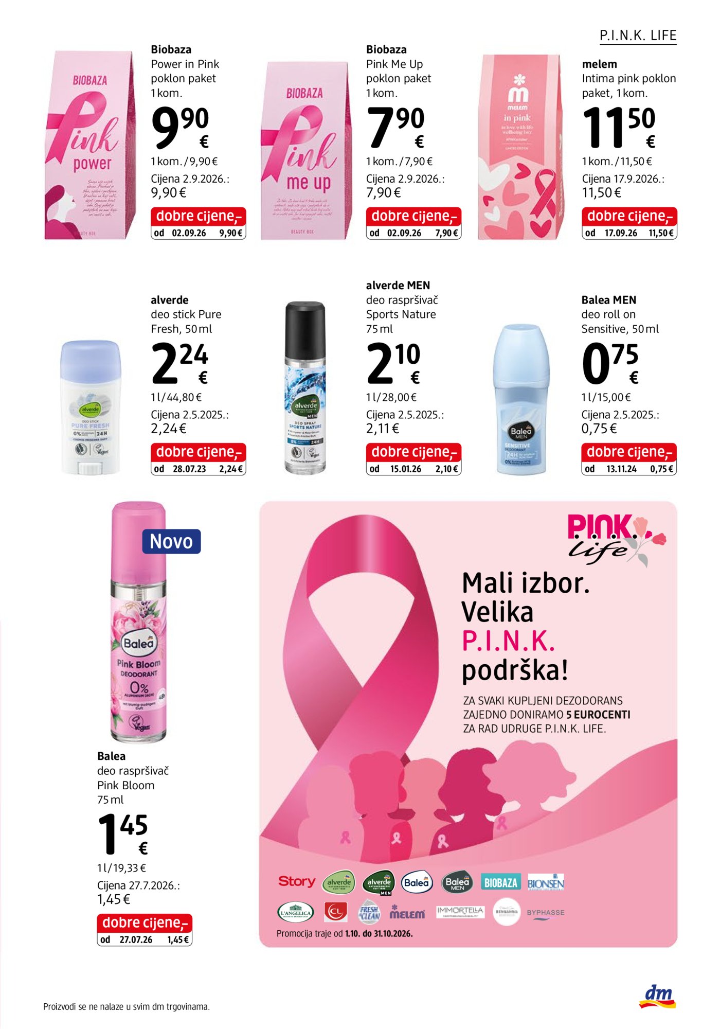 dm katalog Akcija 01.10. - 15.10.2026.