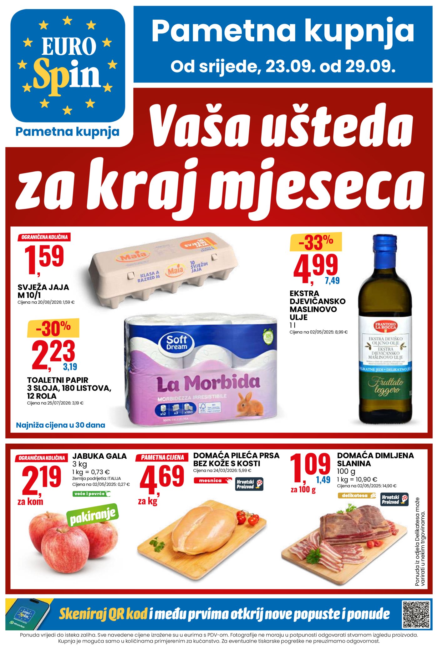 Eurospin katalog Akcija 23.09. - 29.09.2026.