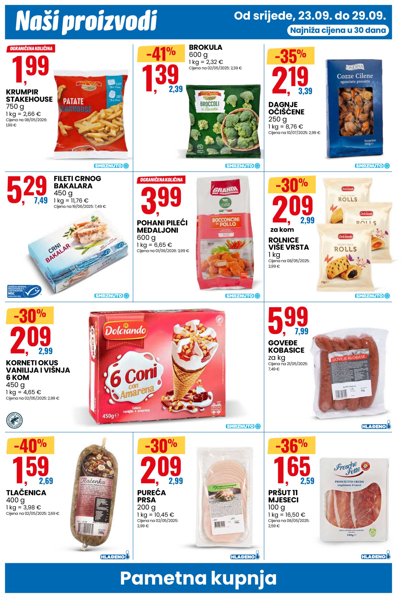 Eurospin katalog Akcija 23.09. - 29.09.2026.