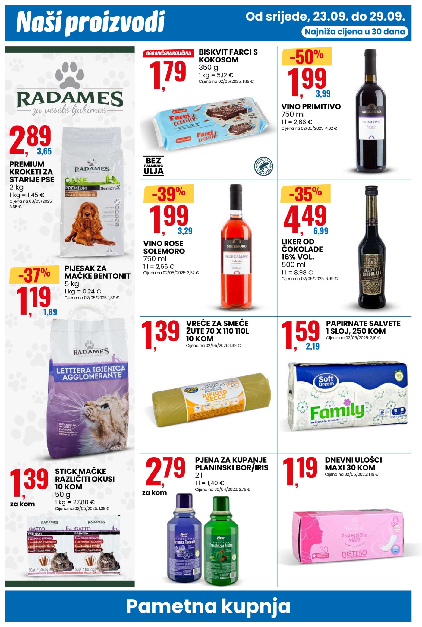 Eurospin katalog Akcija 23.09. - 29.09.2026.