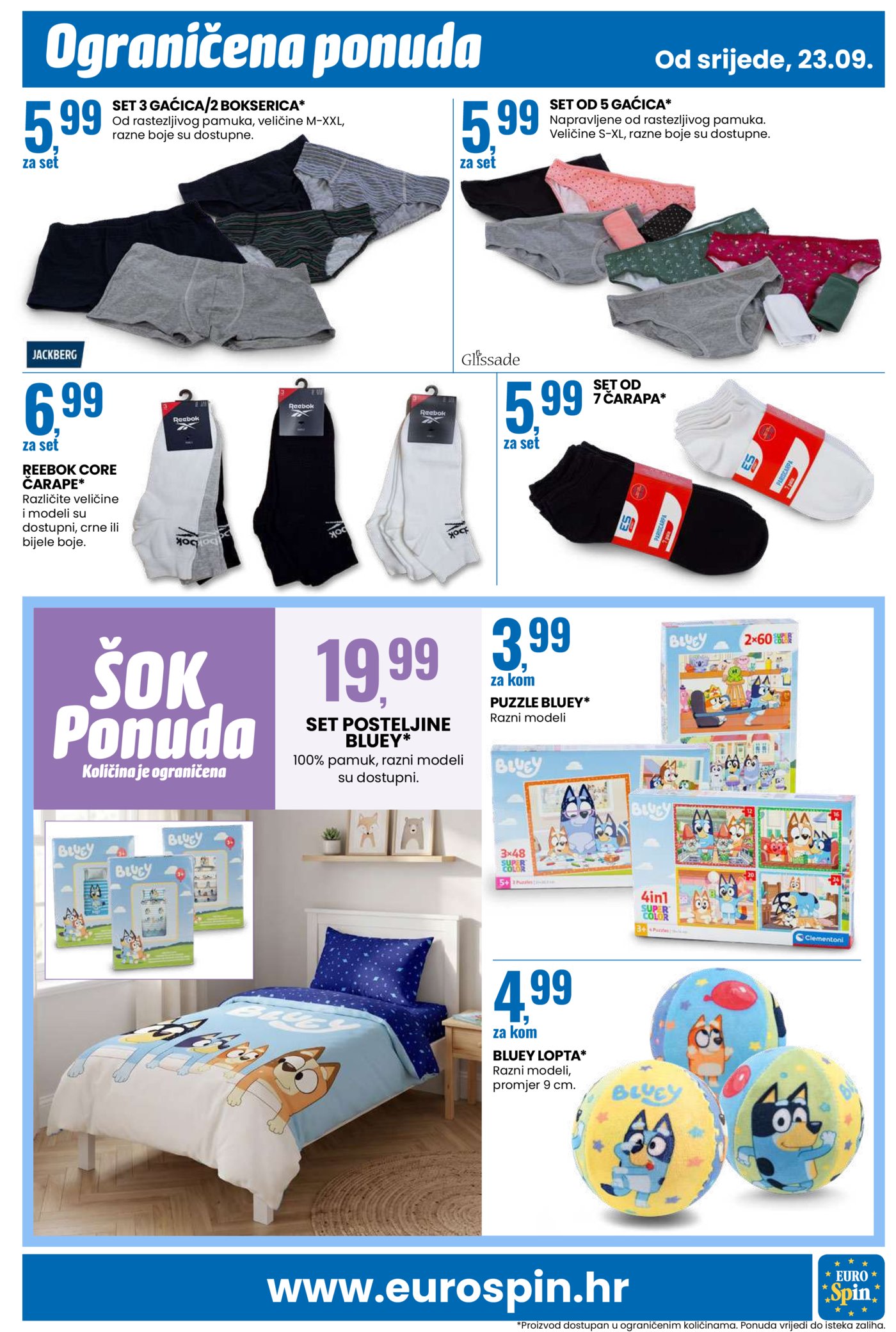 Eurospin katalog Akcija 23.09. - 29.09.2026.