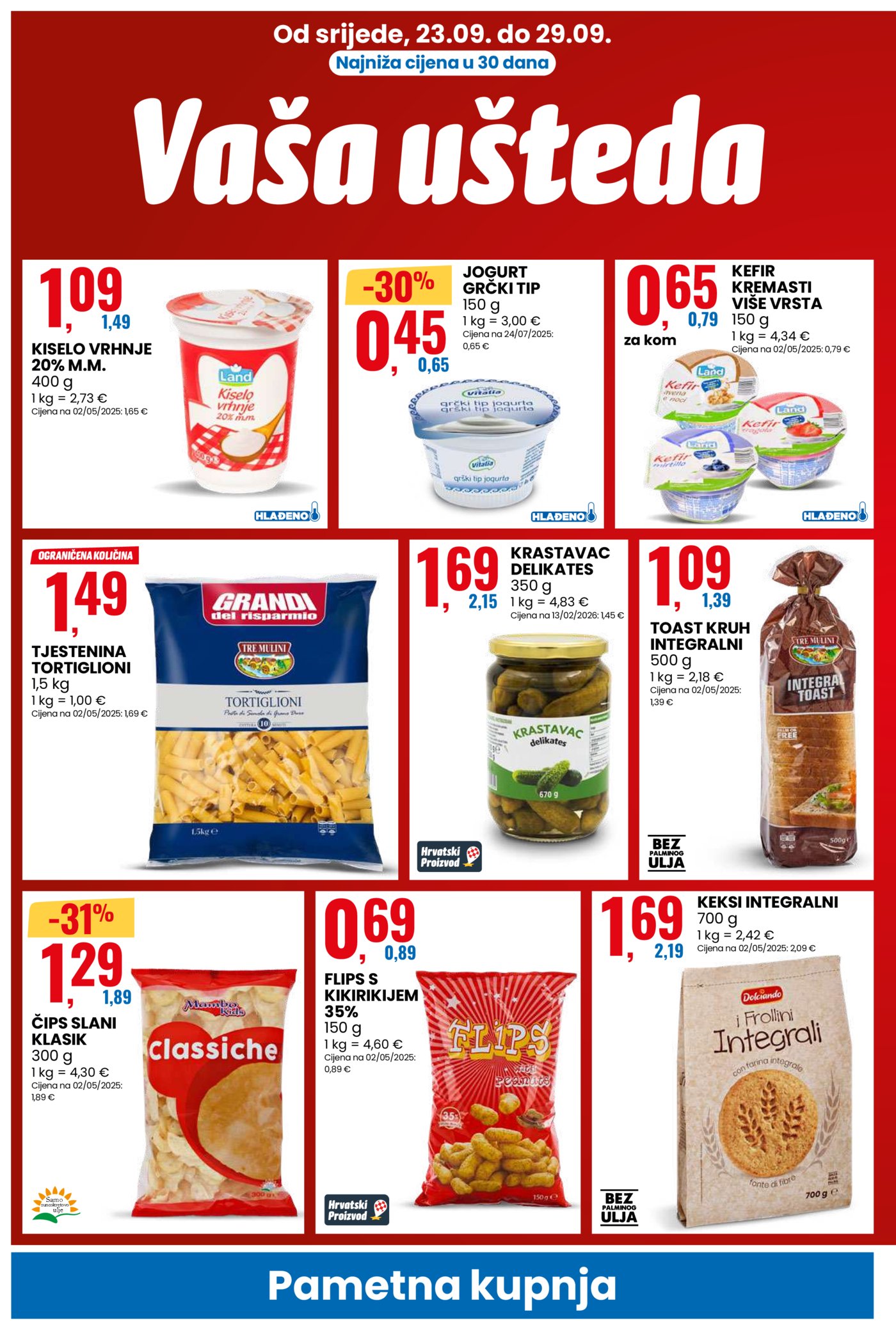 Eurospin katalog Akcija 23.09. - 29.09.2026.