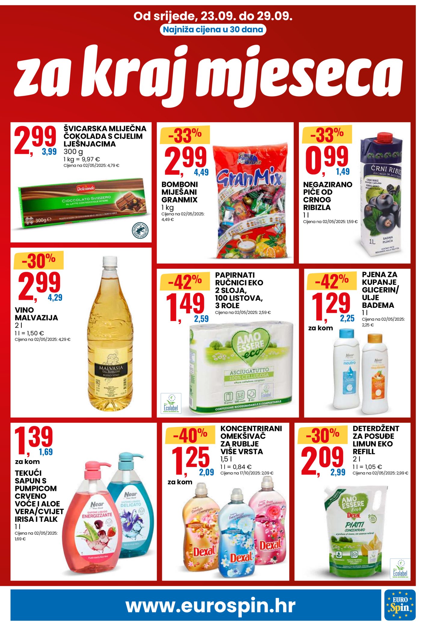 Eurospin katalog Akcija 23.09. - 29.09.2026.