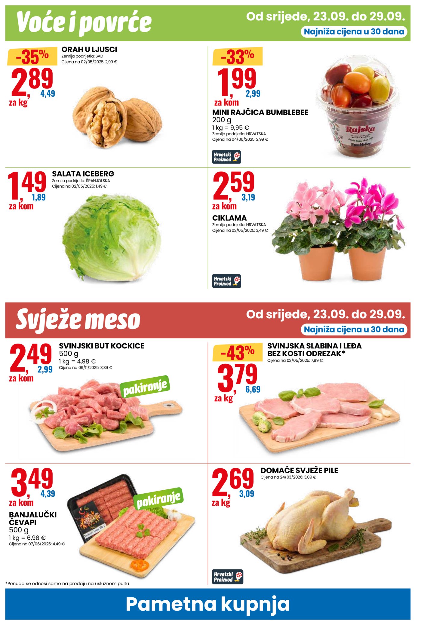 Eurospin katalog Akcija 23.09. - 29.09.2026.