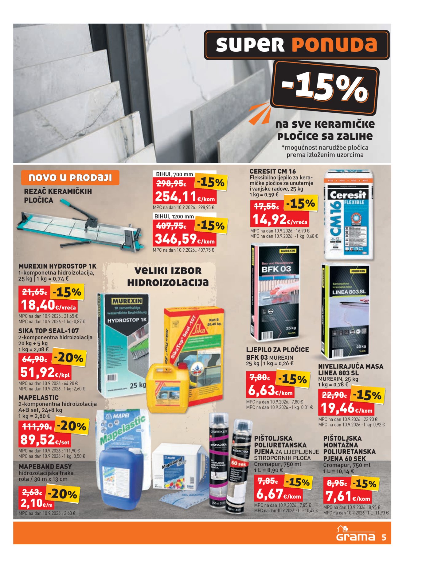 Grama katalog Akcija 22.09. - 02.11.2026.