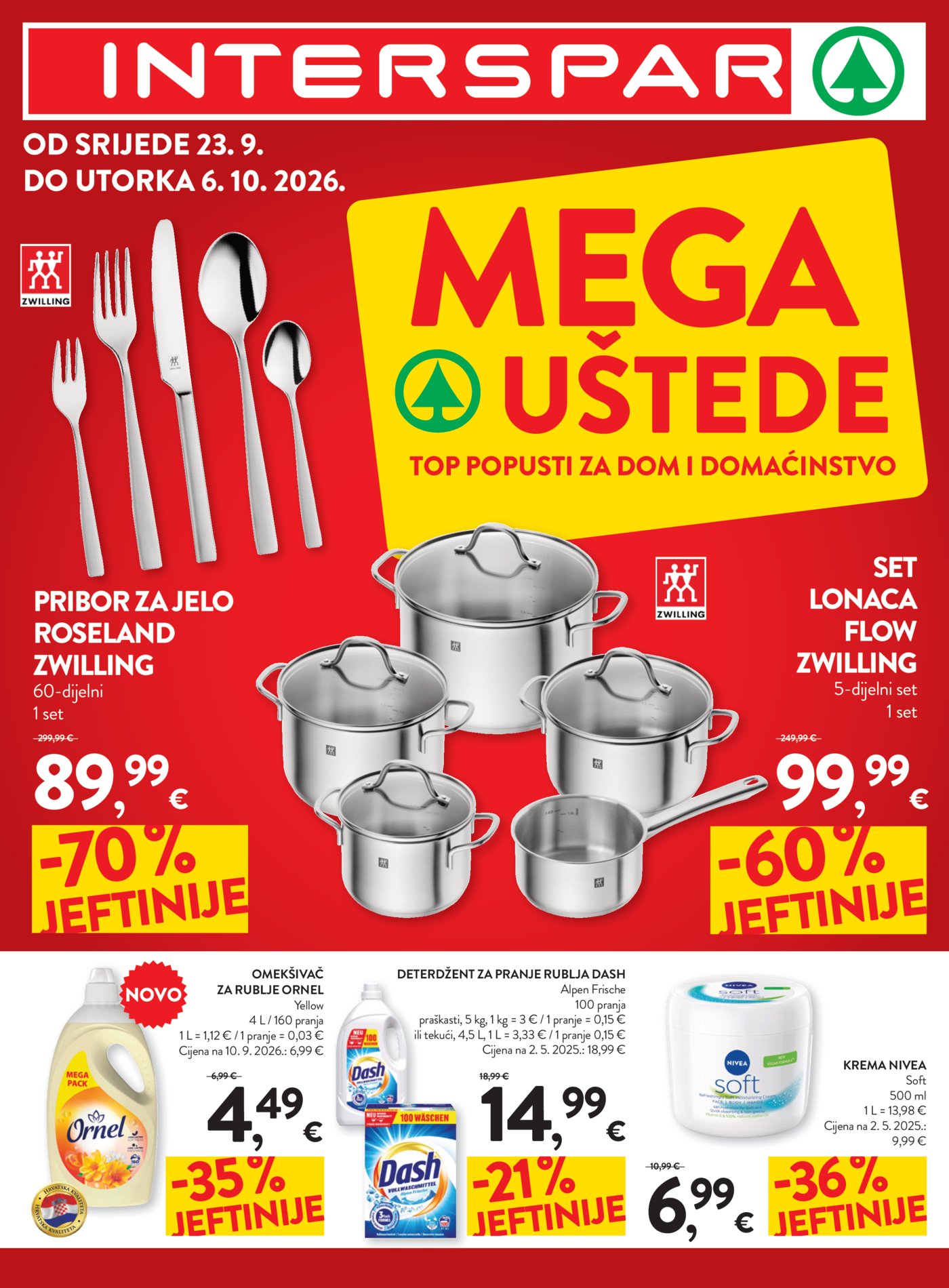 INTERSPAR katalog Akcija 23.09. - 06.10.2026. 