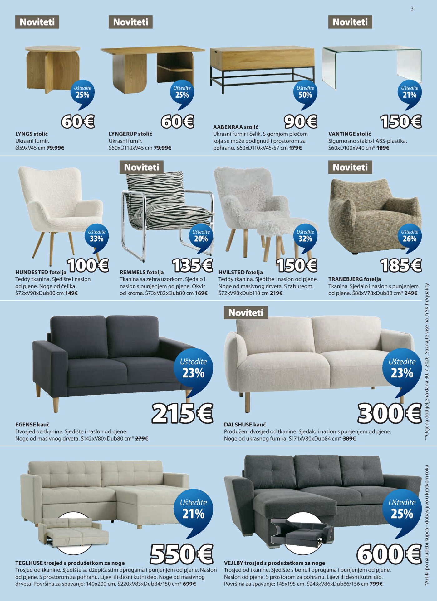 JYSK katalog Akcija 23.09. - 13.10.2026.