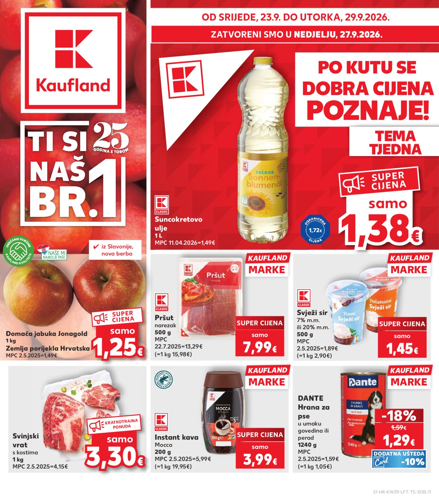 Kaufland katalog Akcija 23.09. - 29.09.2026.