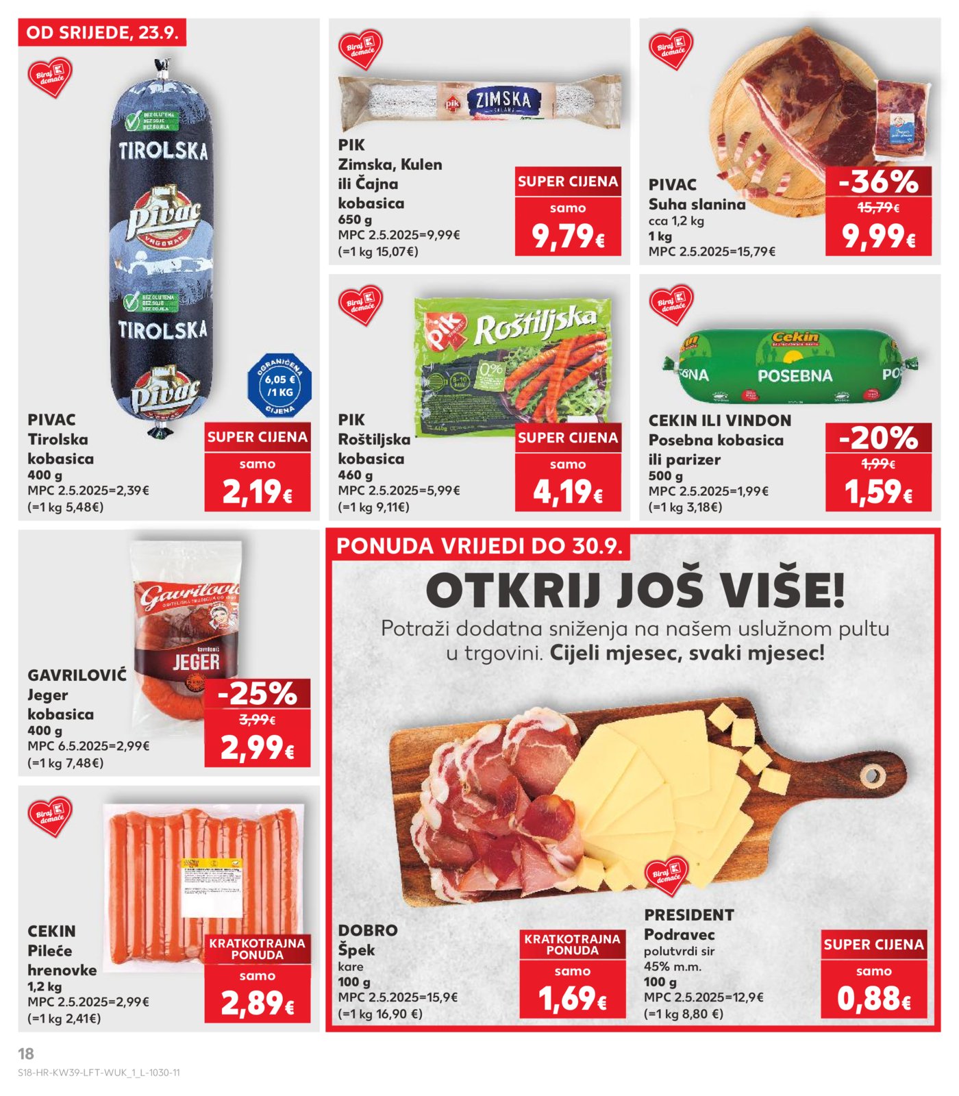Kaufland katalog Akcija 23.09. - 29.09.2026.