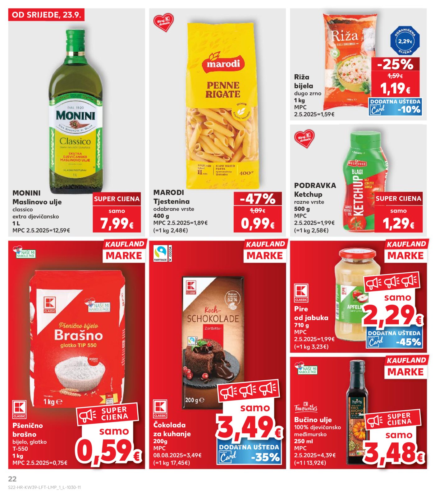 Kaufland katalog Akcija 23.09. - 29.09.2026.
