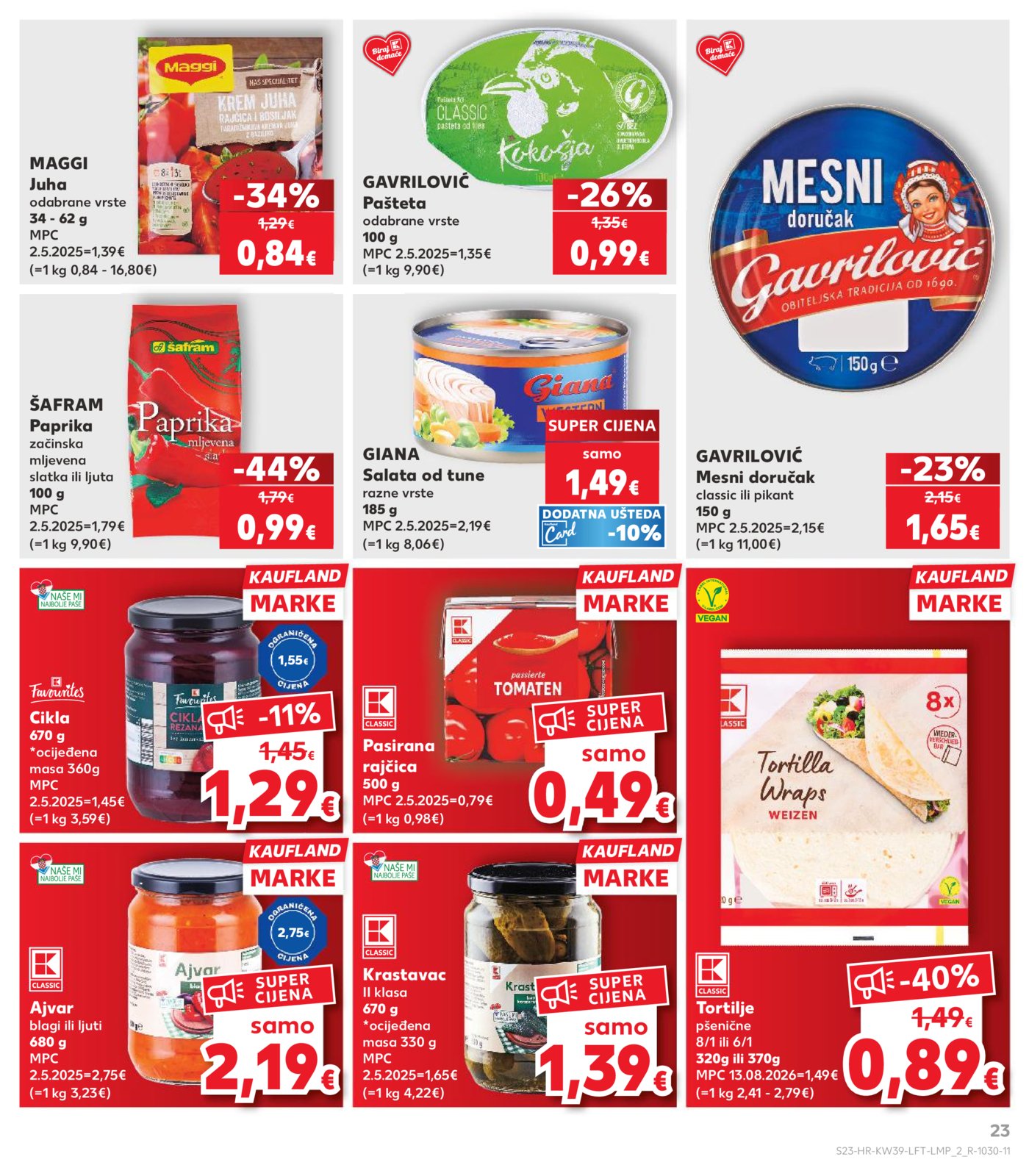 Kaufland katalog Akcija 23.09. - 29.09.2026.