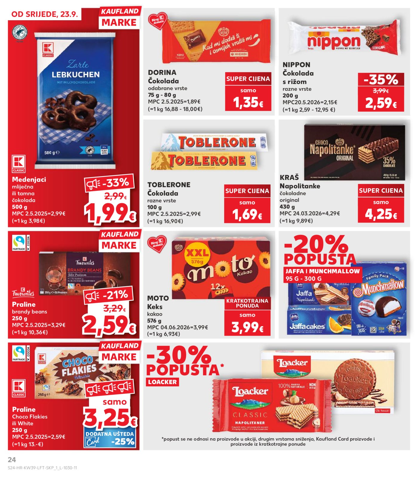 Kaufland katalog Akcija 23.09. - 29.09.2026.