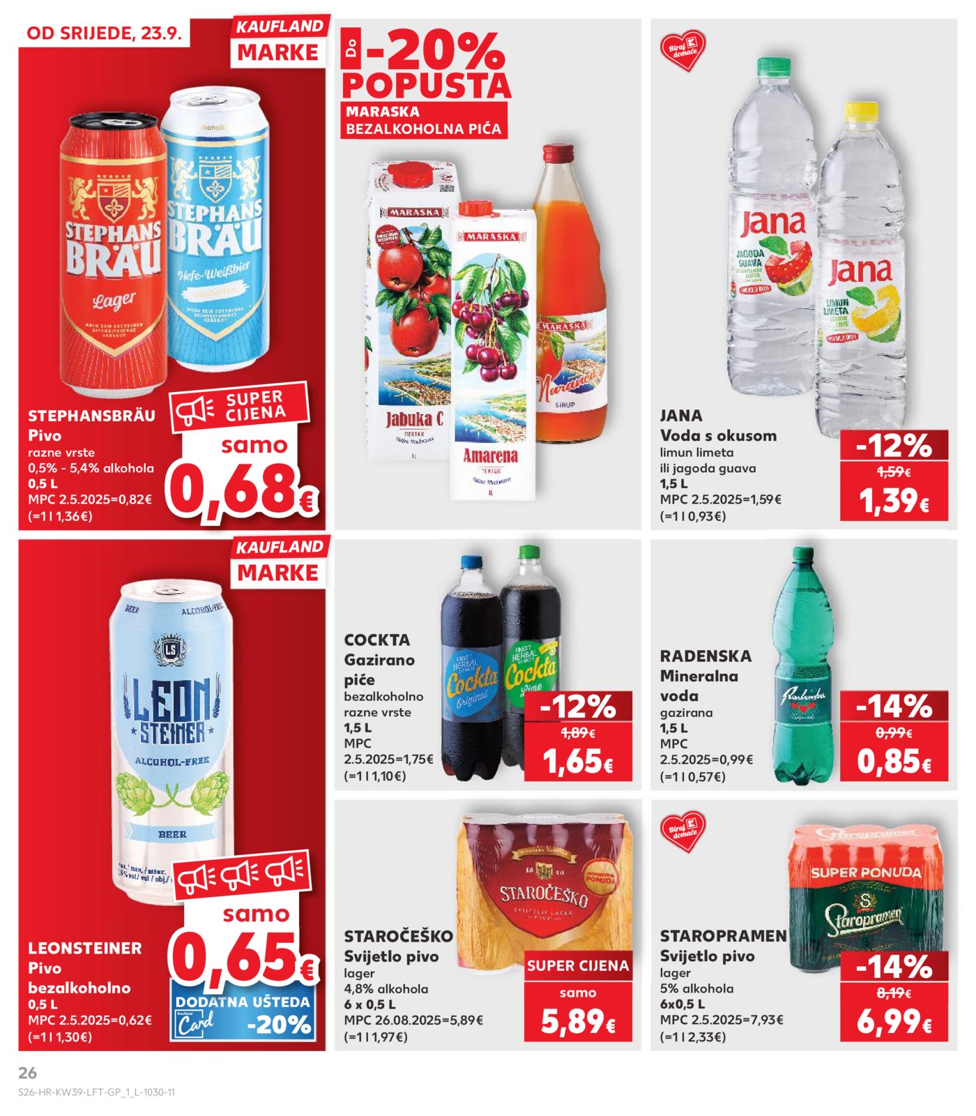 Kaufland katalog Akcija 23.09. - 29.09.2026.