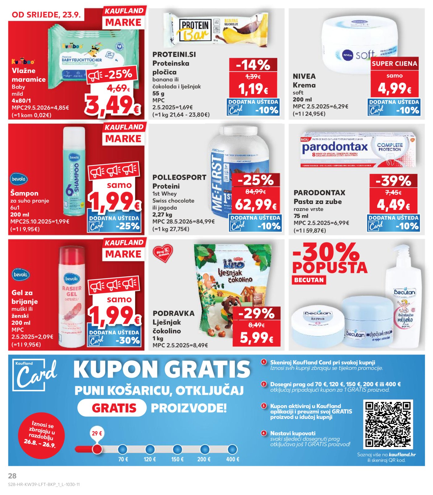 Kaufland katalog Akcija 23.09. - 29.09.2026.