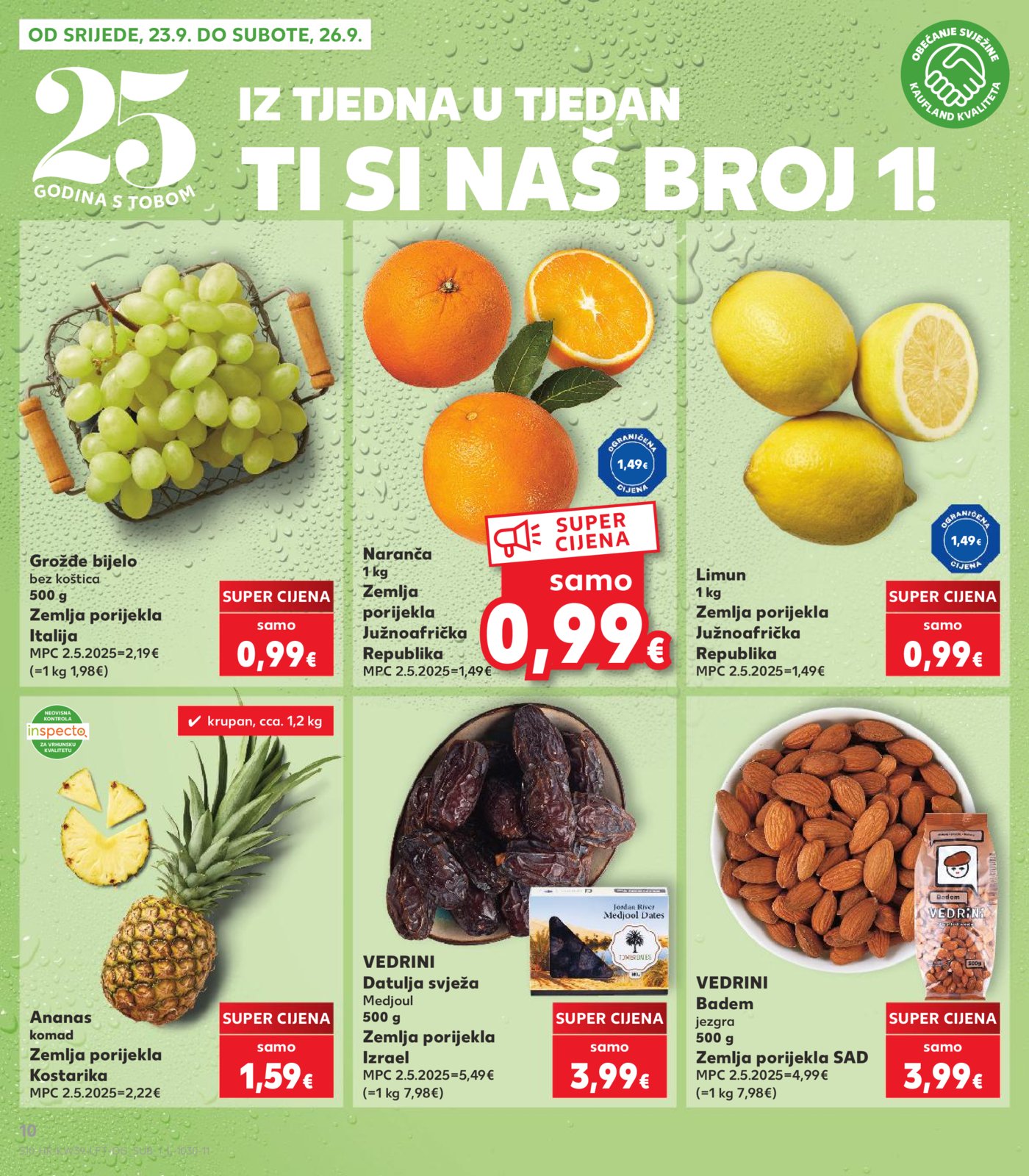 Kaufland katalog Akcija 23.09. - 29.09.2026.