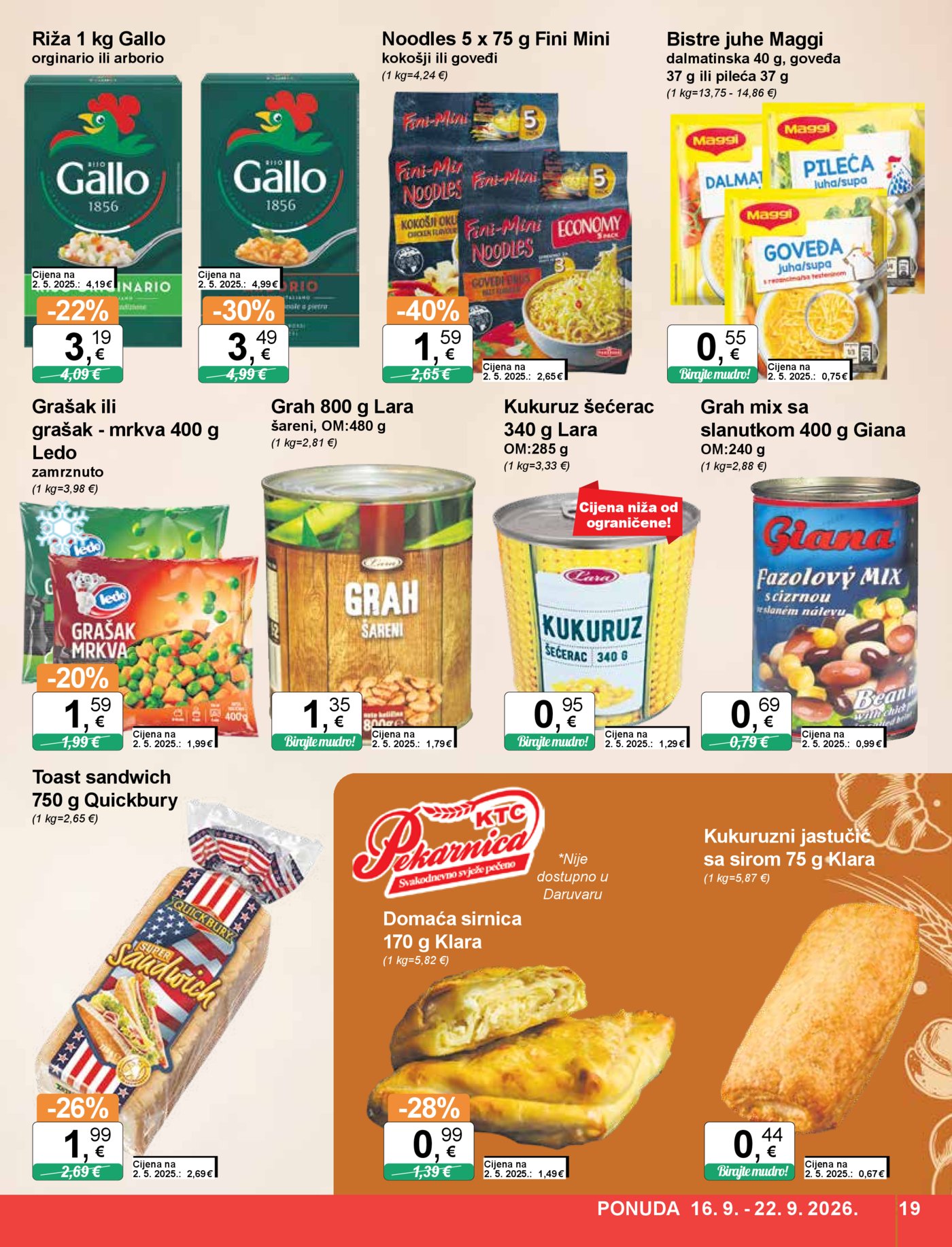 KTC katalog široka potrošnja 16.09-22.09.2026.