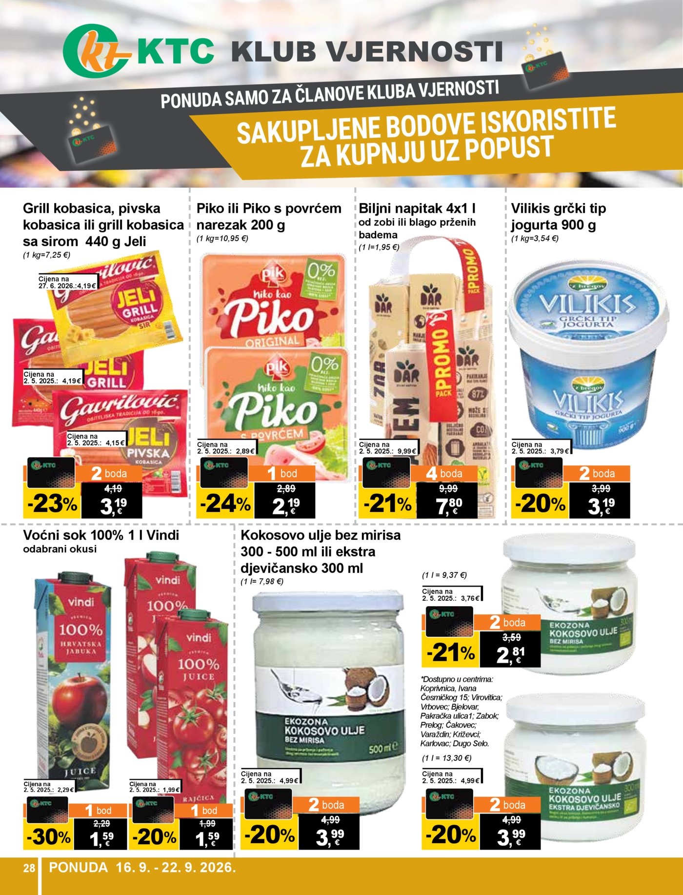 KTC katalog široka potrošnja 16.09-22.09.2026.