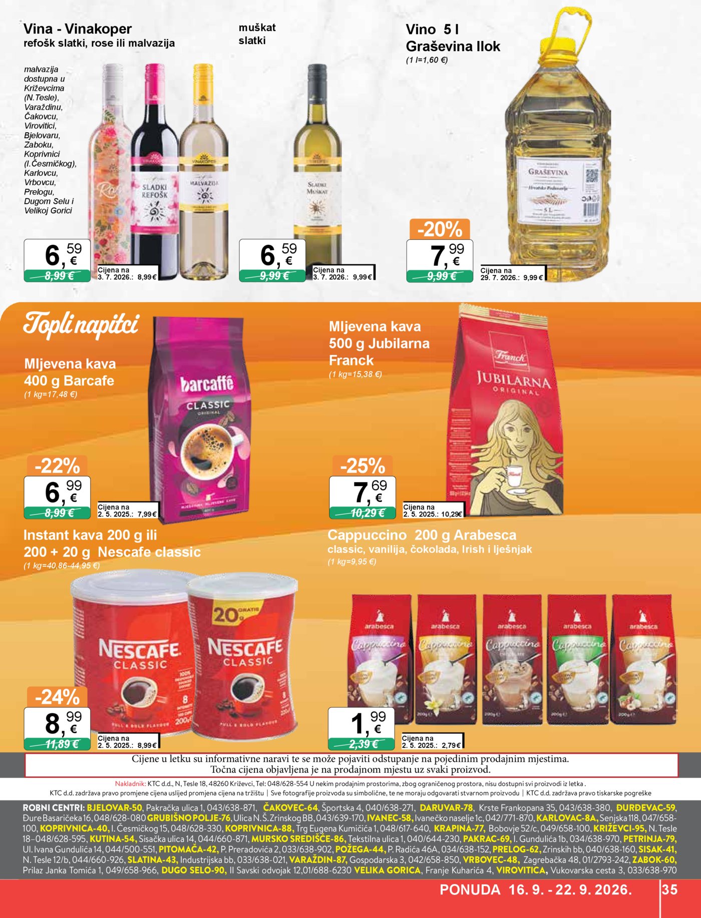 KTC katalog široka potrošnja 16.09-22.09.2026.